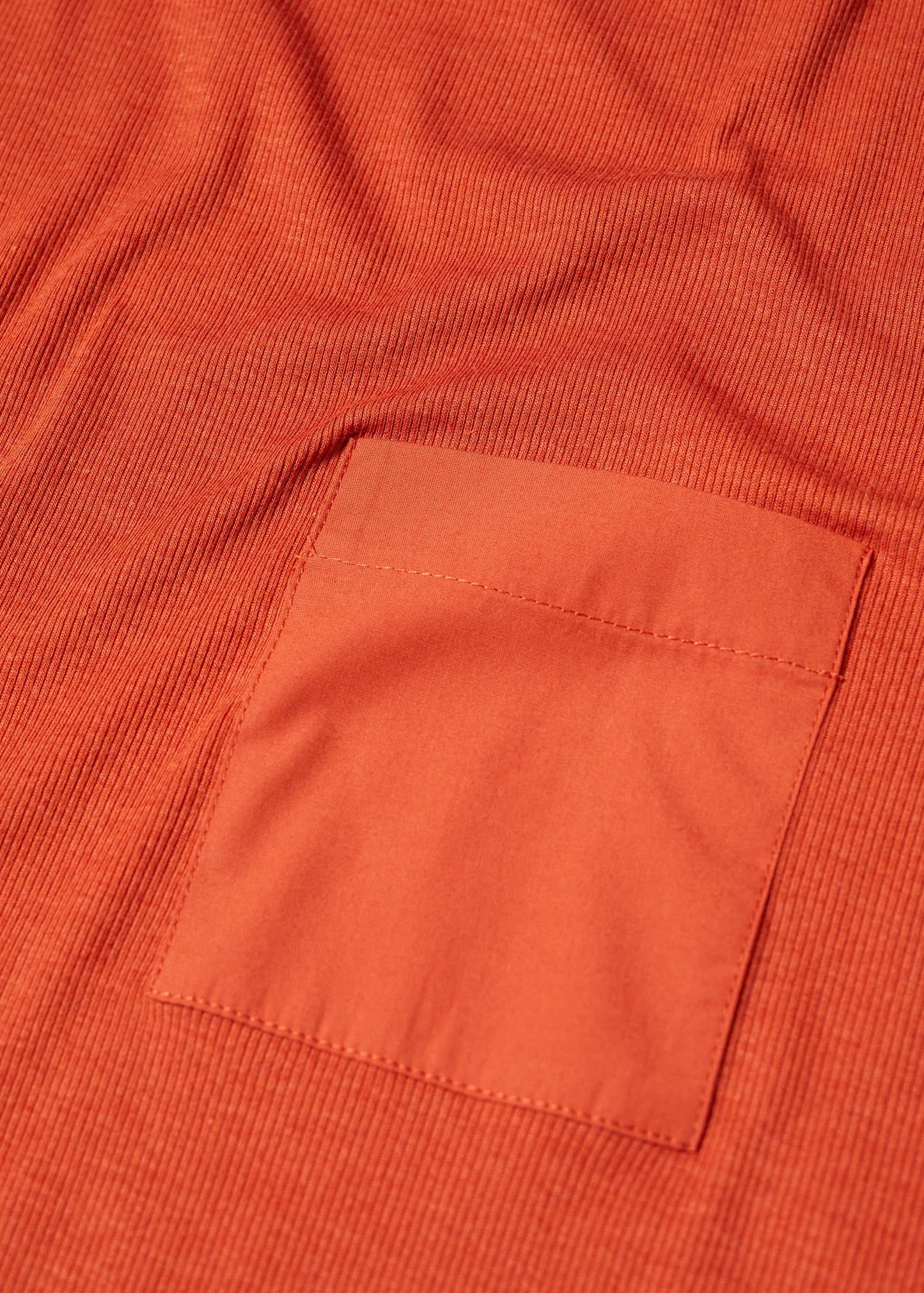 Camiseta Bolsillo Naranja