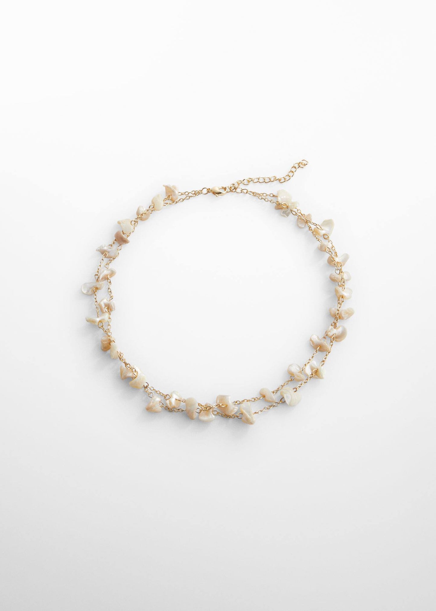 Collar Abalorios Nácar