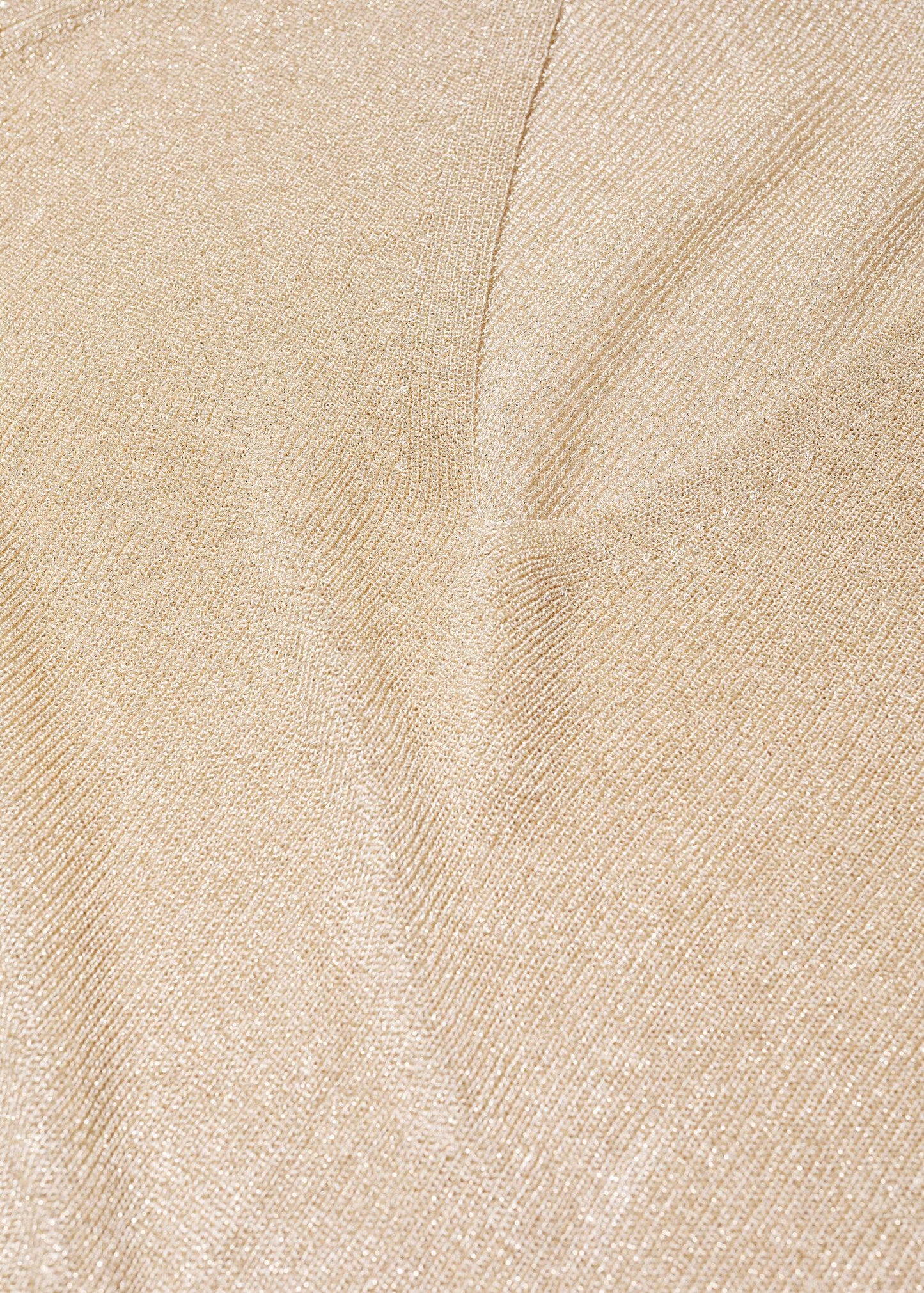 Sudadera Cuello Pico Beige