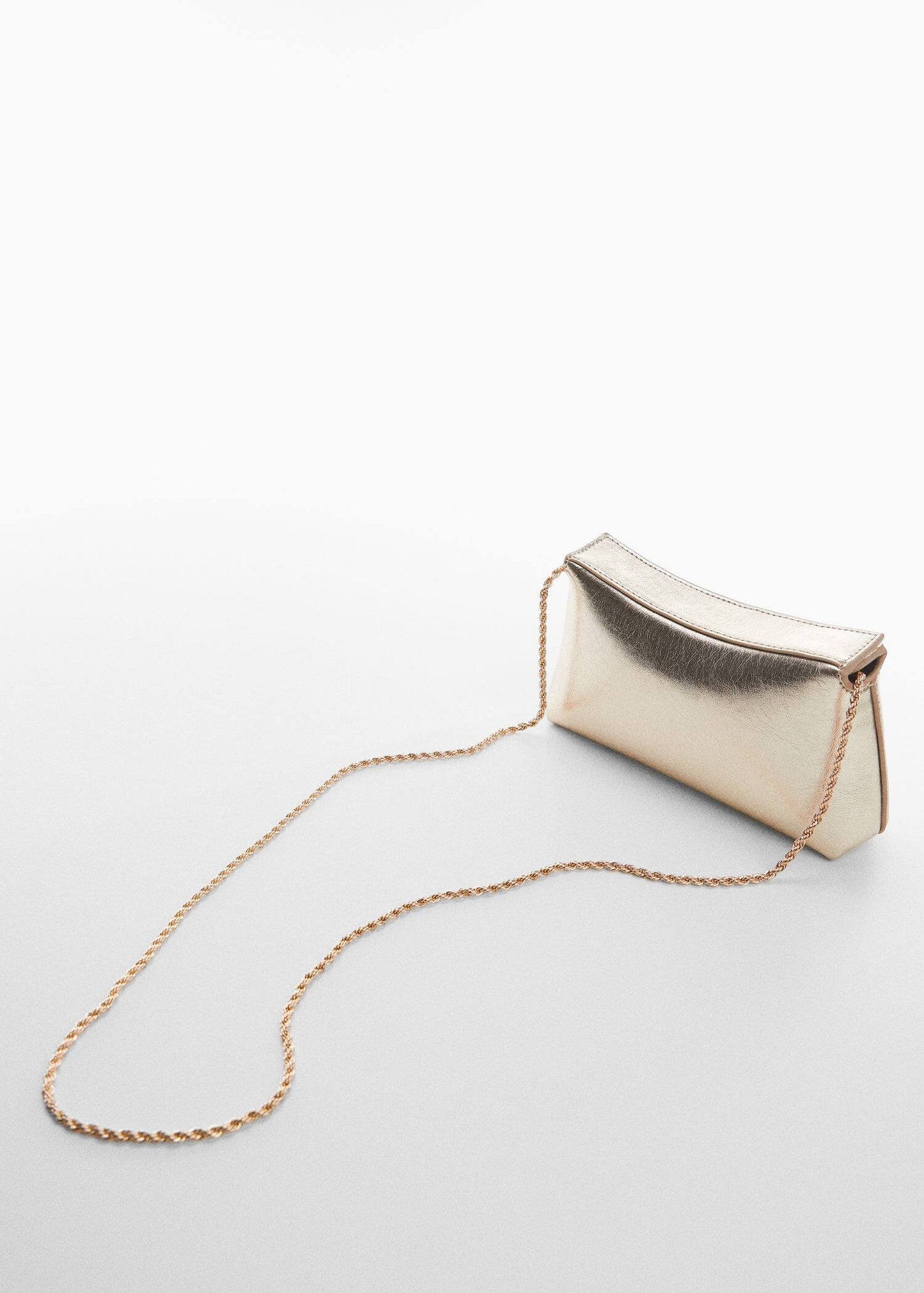 Bolso Cruzado Cadena Dorado