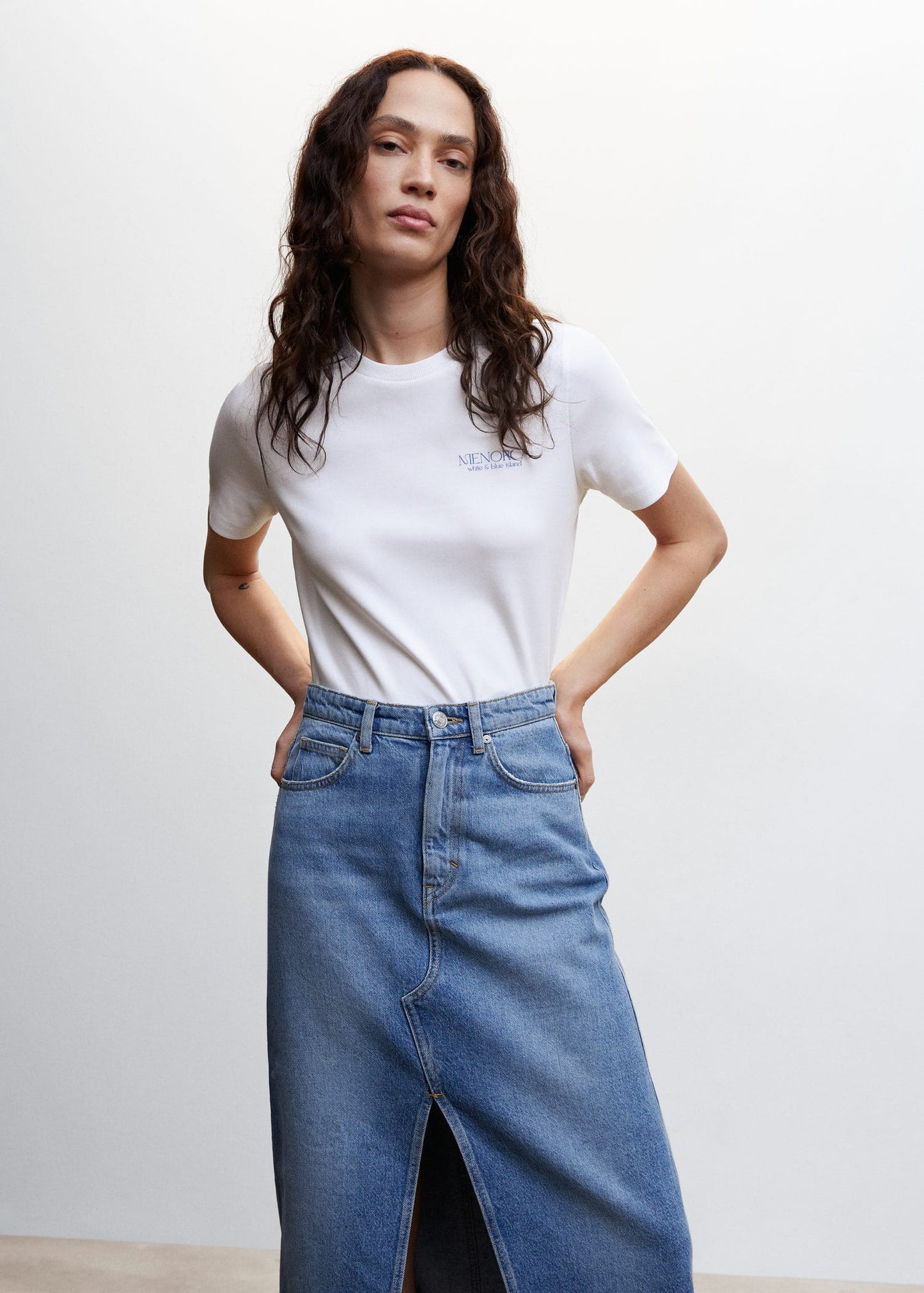 Camiseta Estampada Blanco