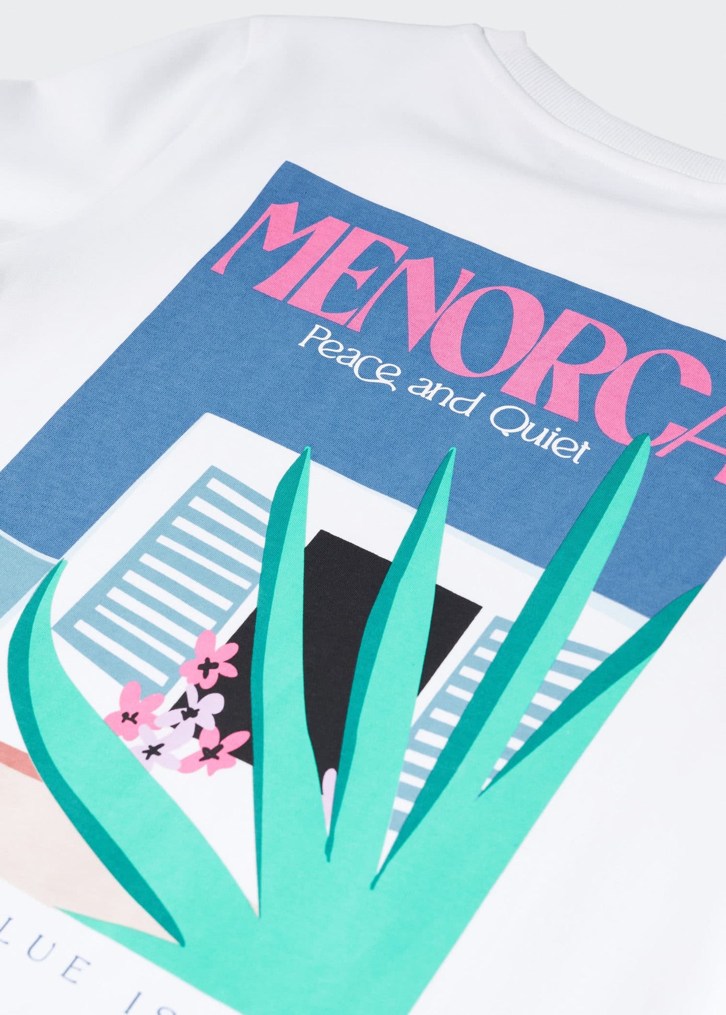 Camiseta Estampada Blanco