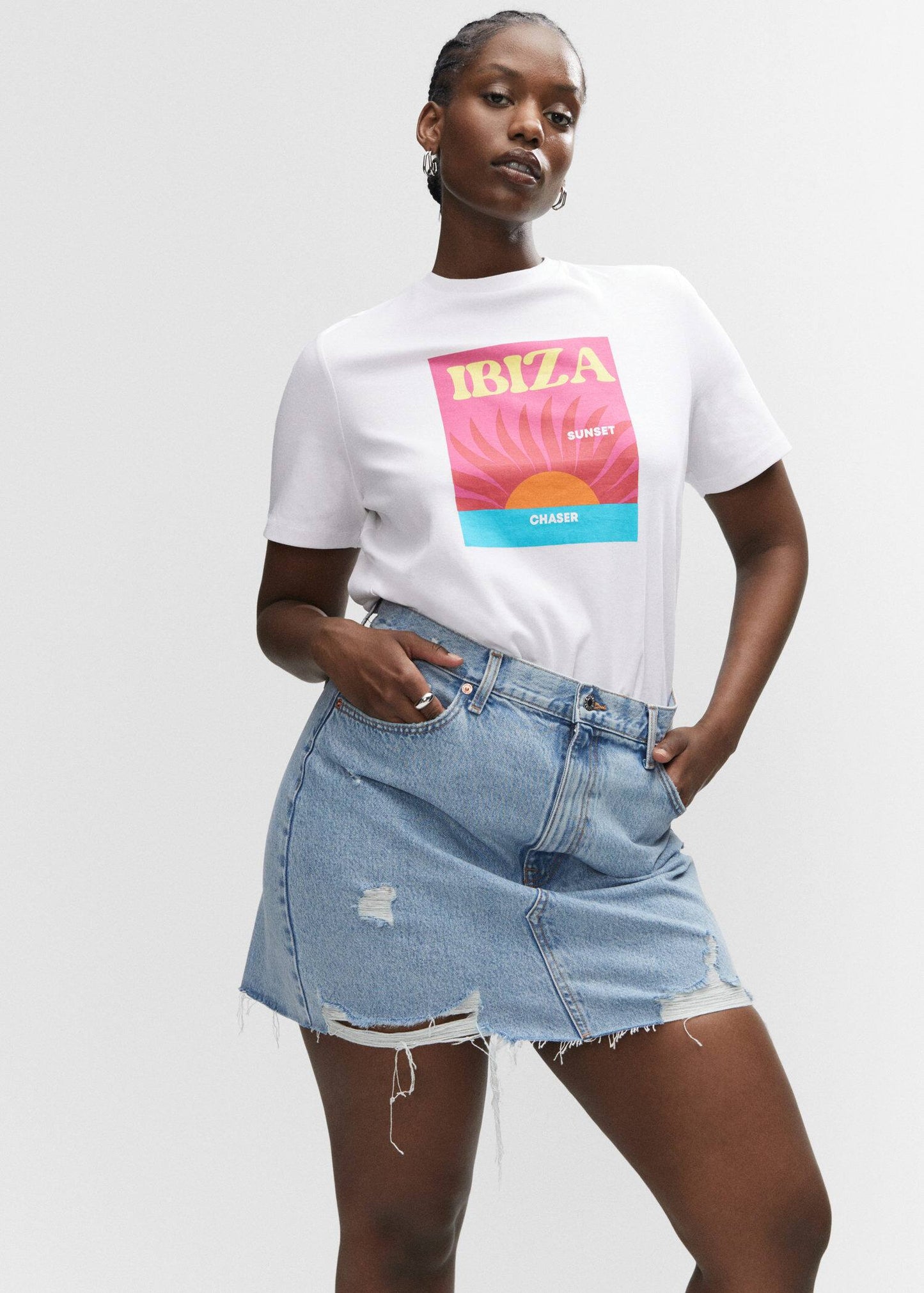 Camiseta Estampada Multicolor