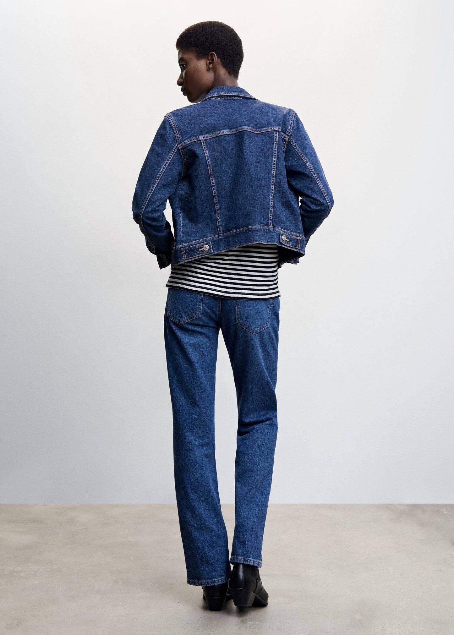 Jacket Bolsillos Azul