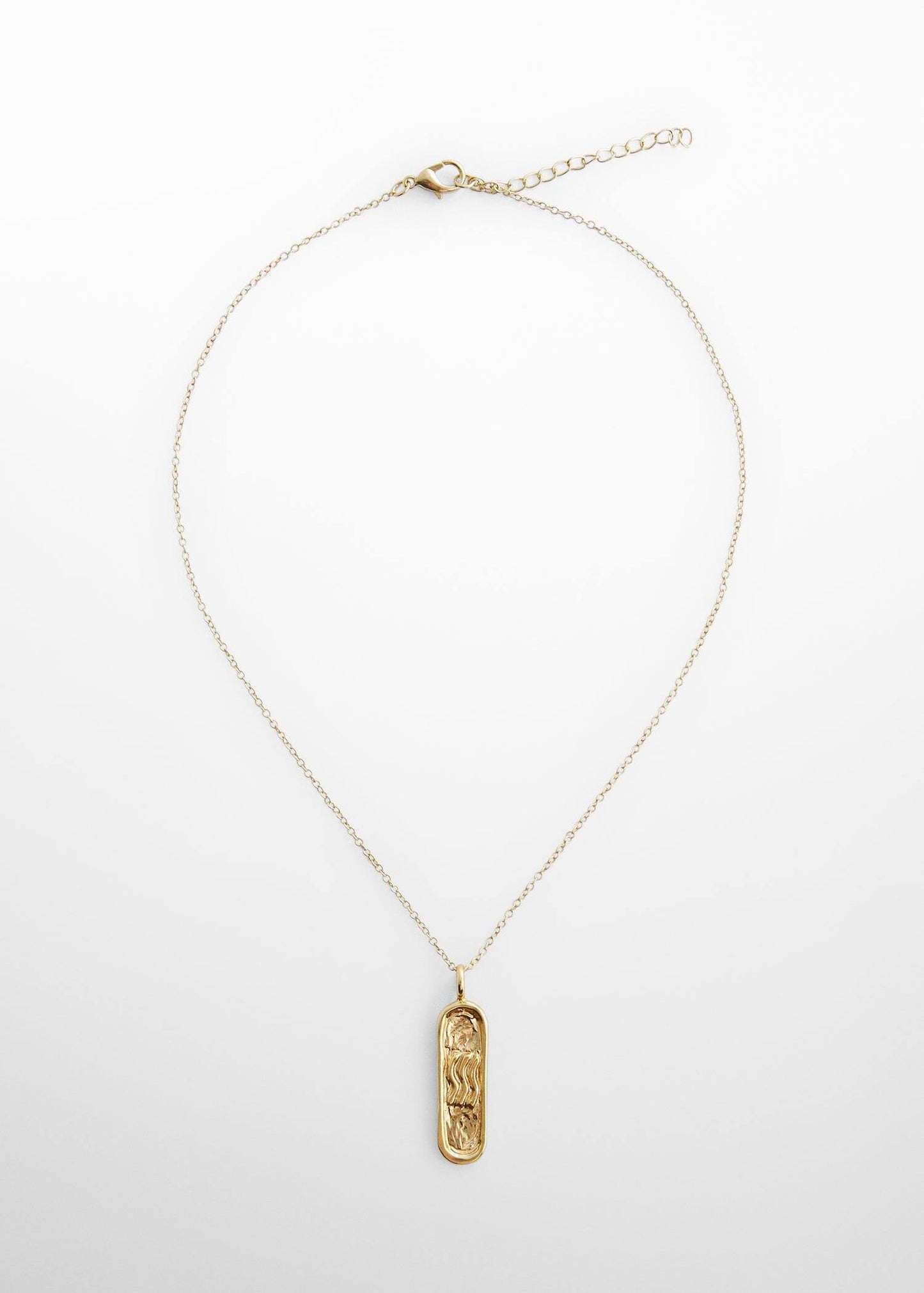 Collar Colgante Sello Dorado