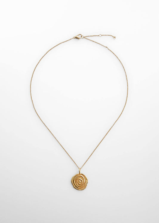 Collar Espiral Dorado