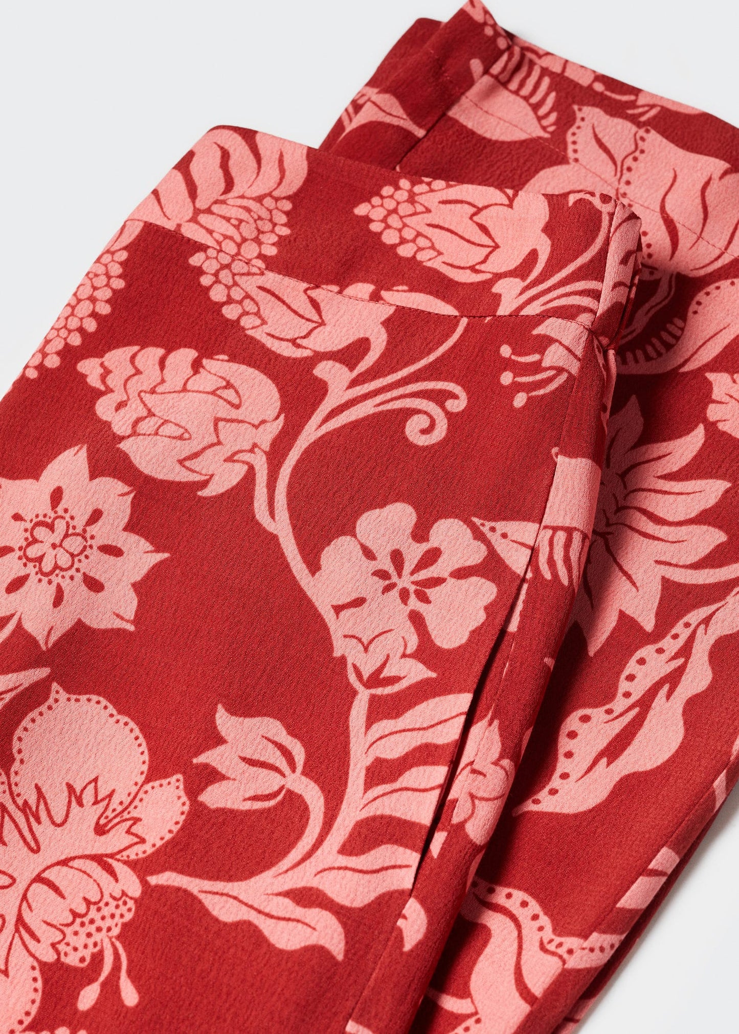 Pantalón Palazzo Floral Rosa