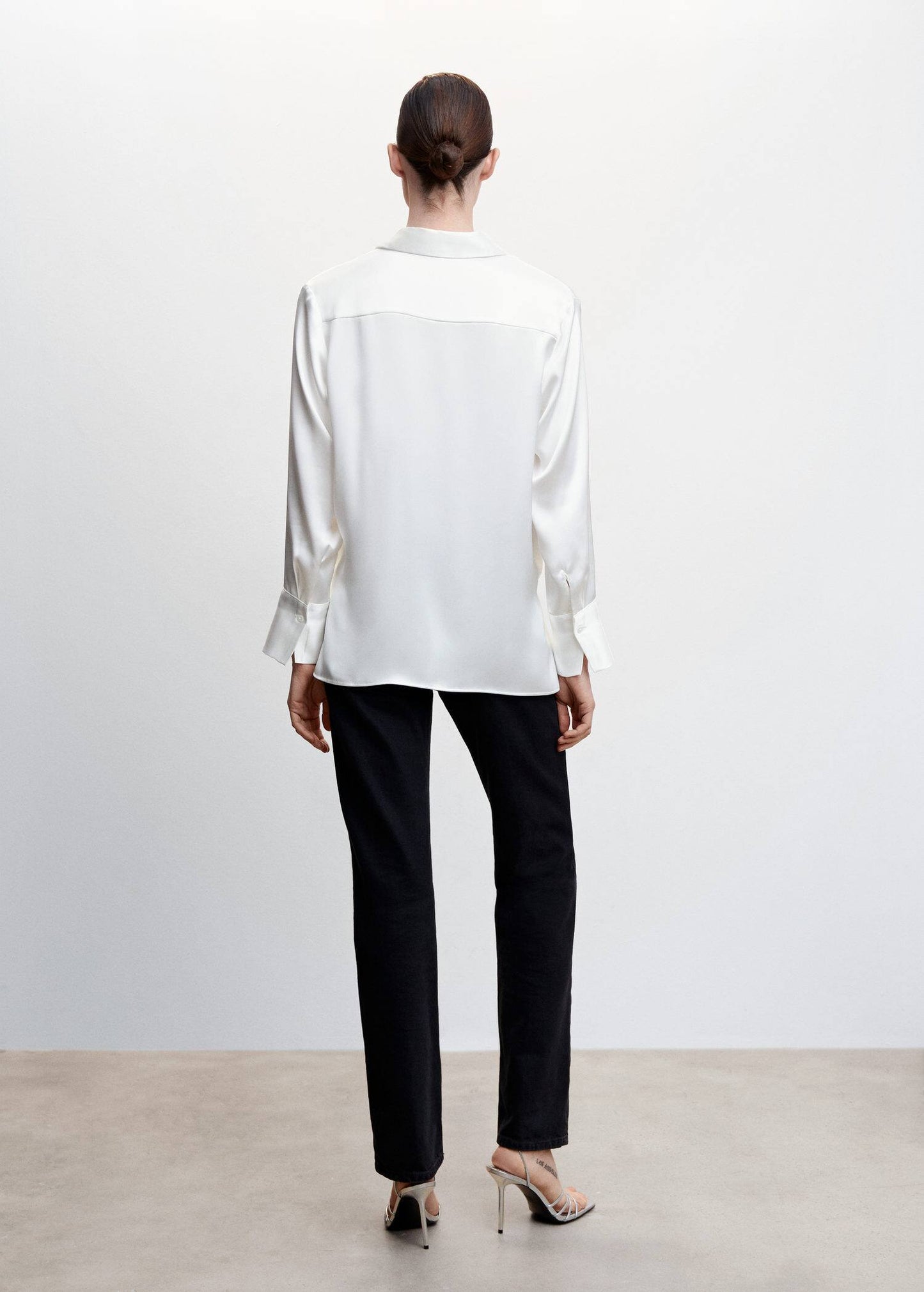 Blusa Detalle Drapeado Blanco