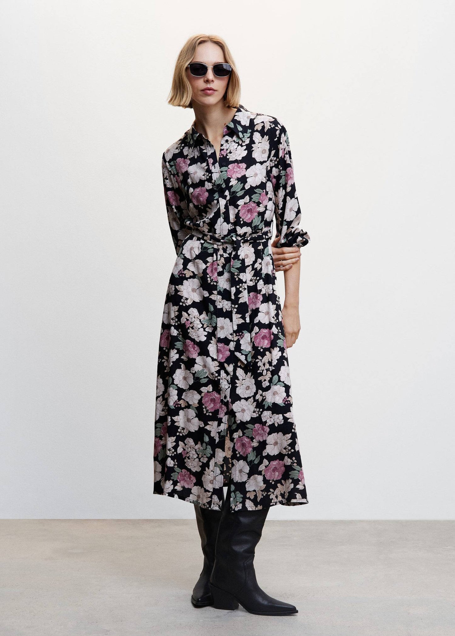 Vestido Camisero Estampado