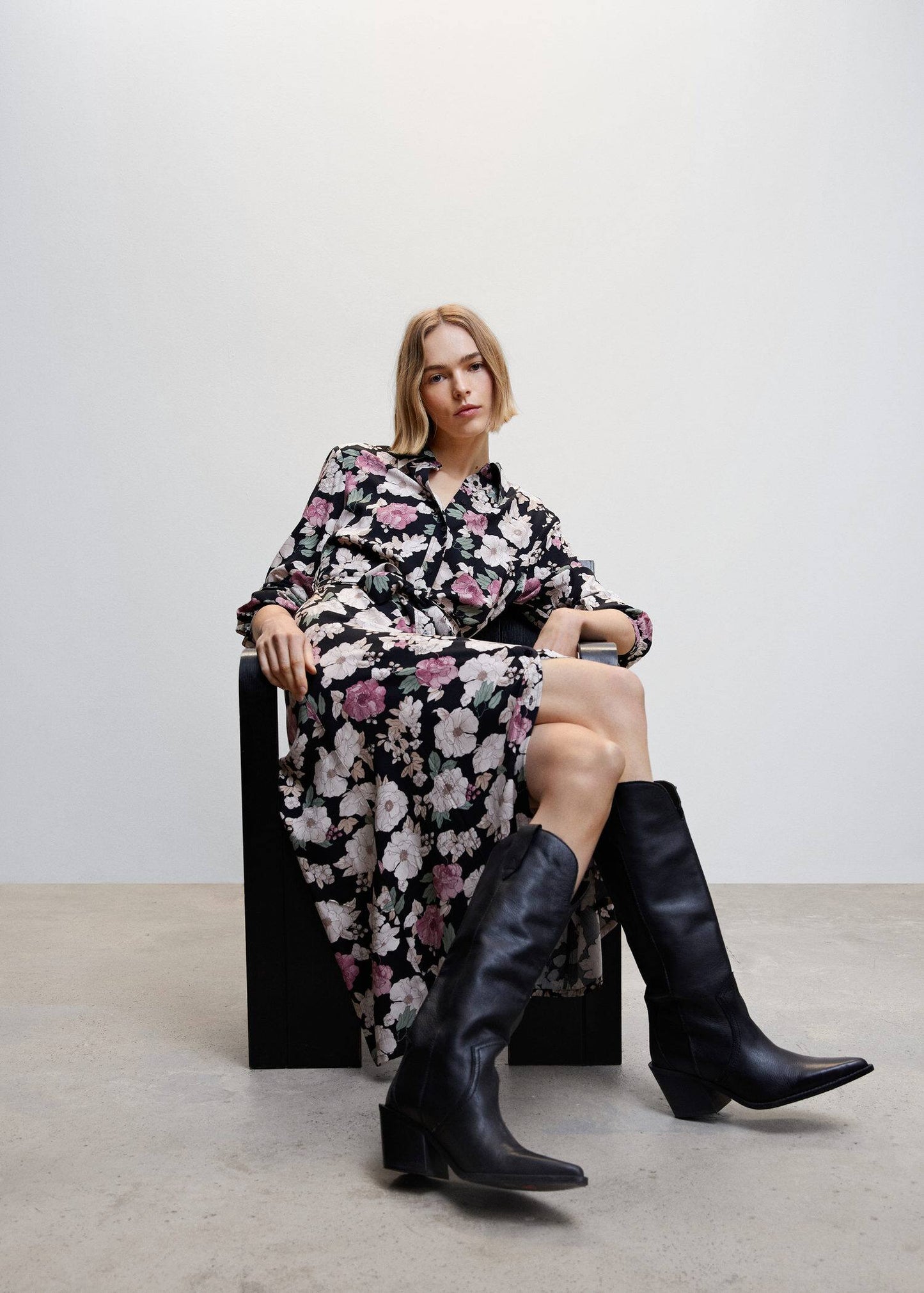 Vestido Camisero Estampado