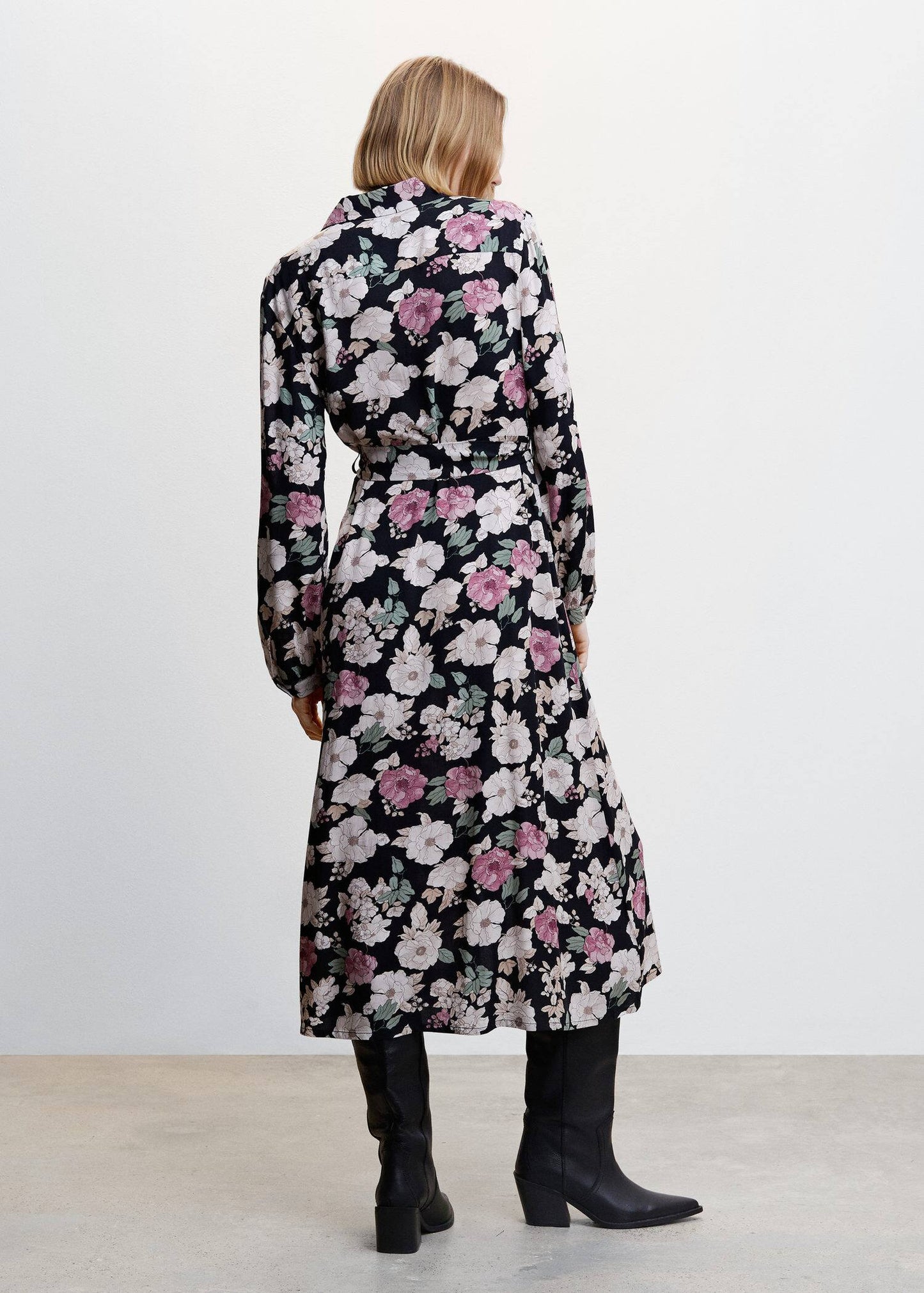 Vestido Camisero Estampado