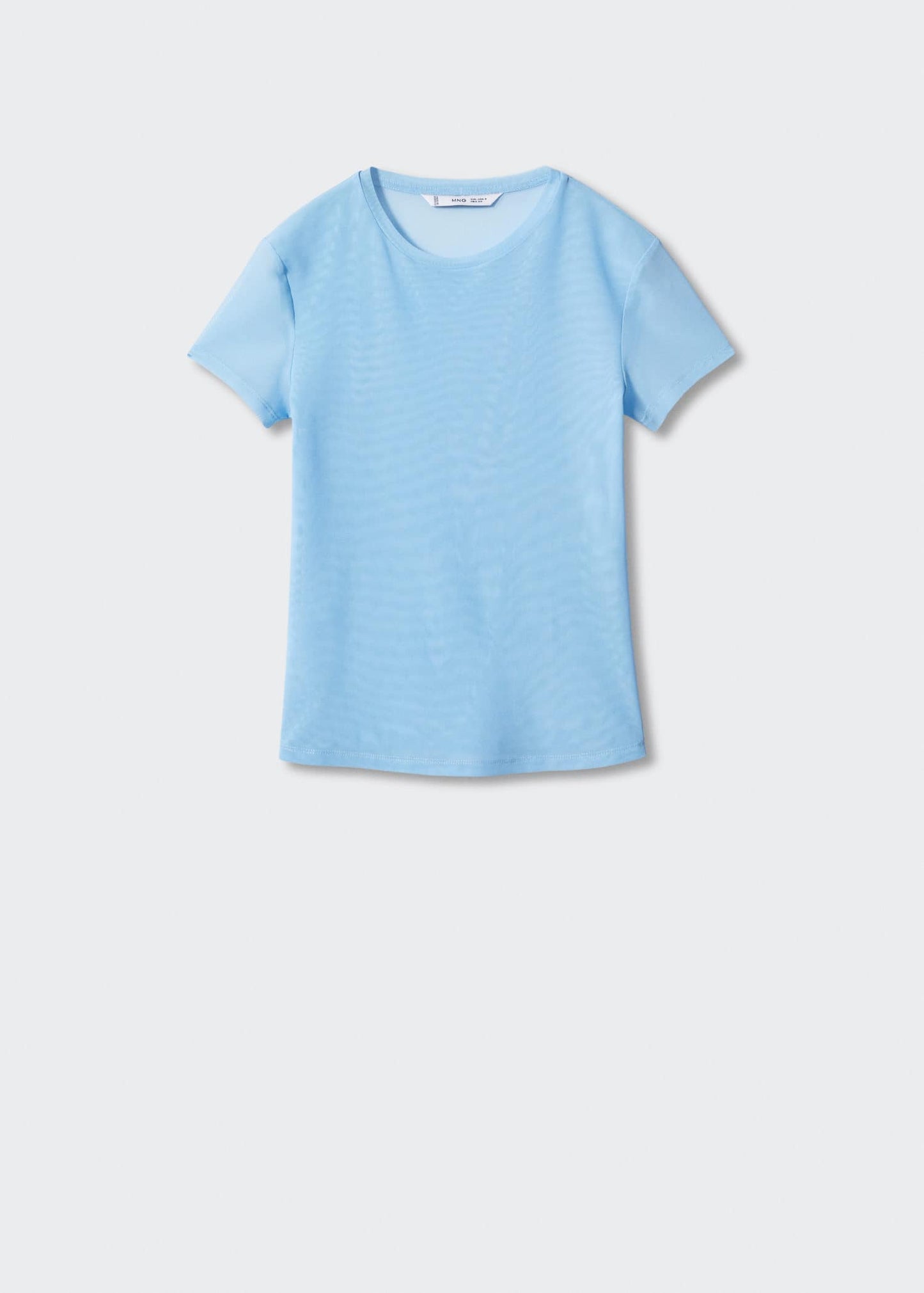 Camiseta Semitransparente Azul
