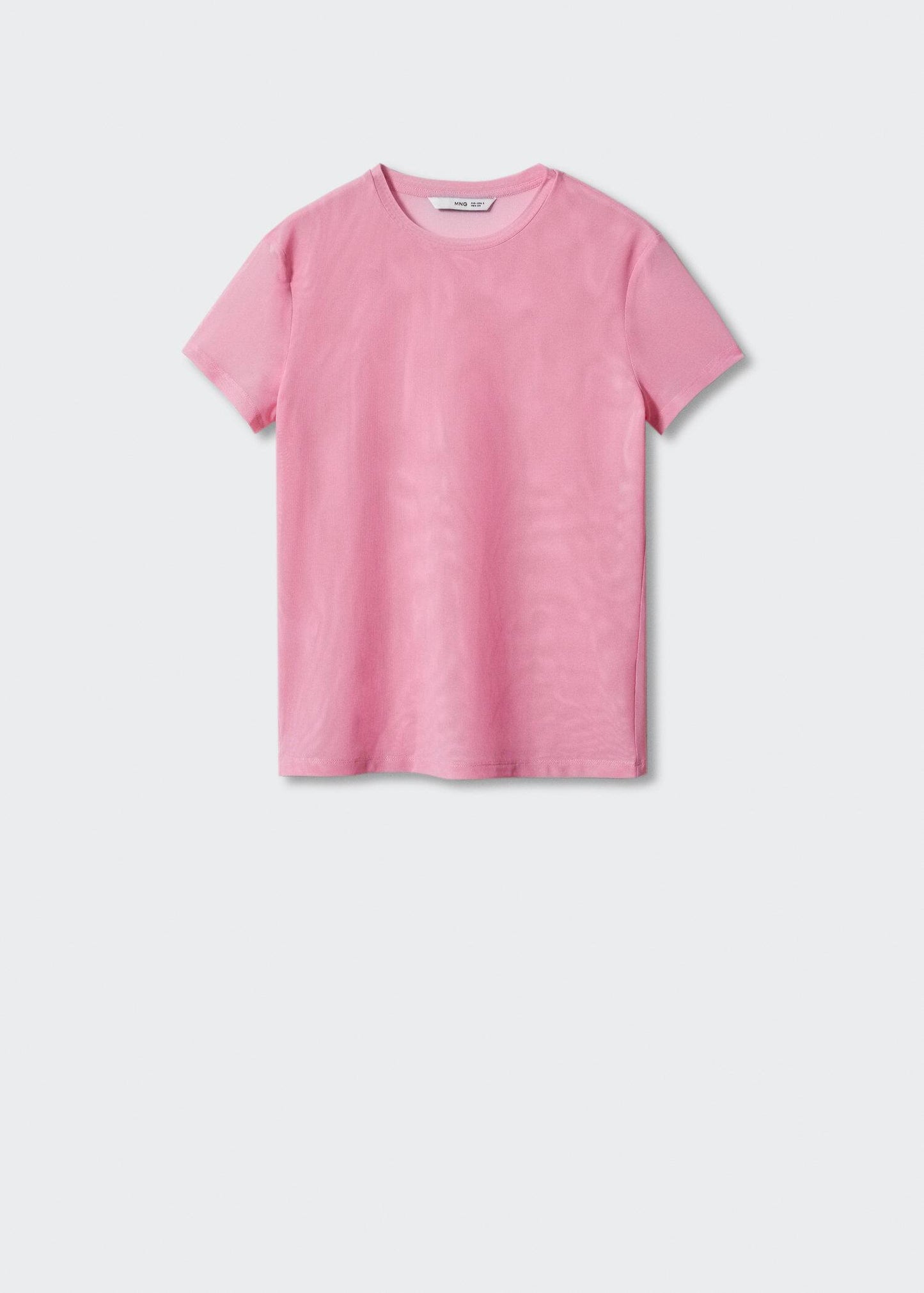 Camiseta Semitransparente Rosa