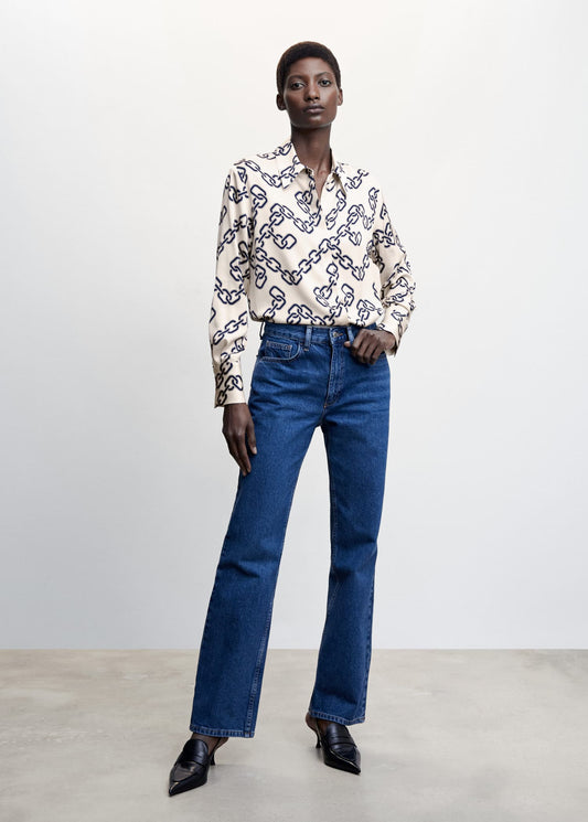 Blusa Satinada Estampado