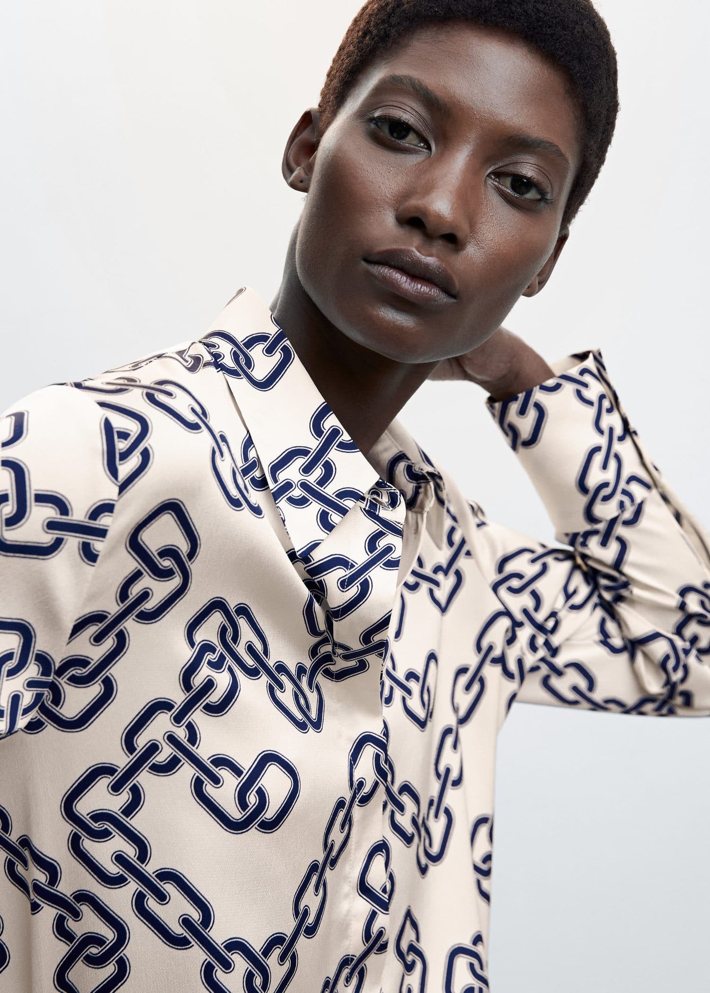 Blusa Satinada Estampado