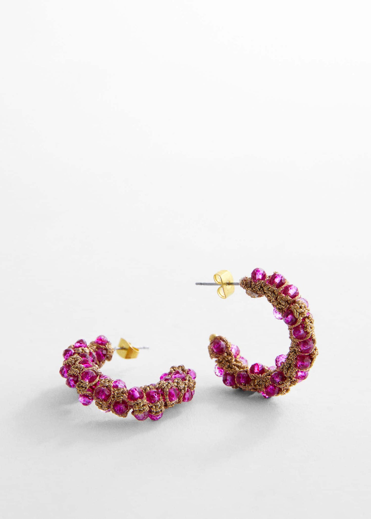Pendientes Aros Rosa