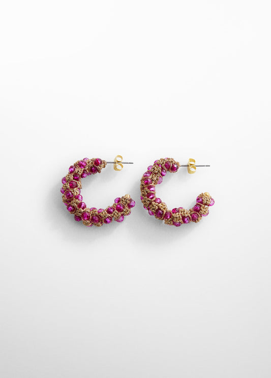 Pendientes Aros Rosa
