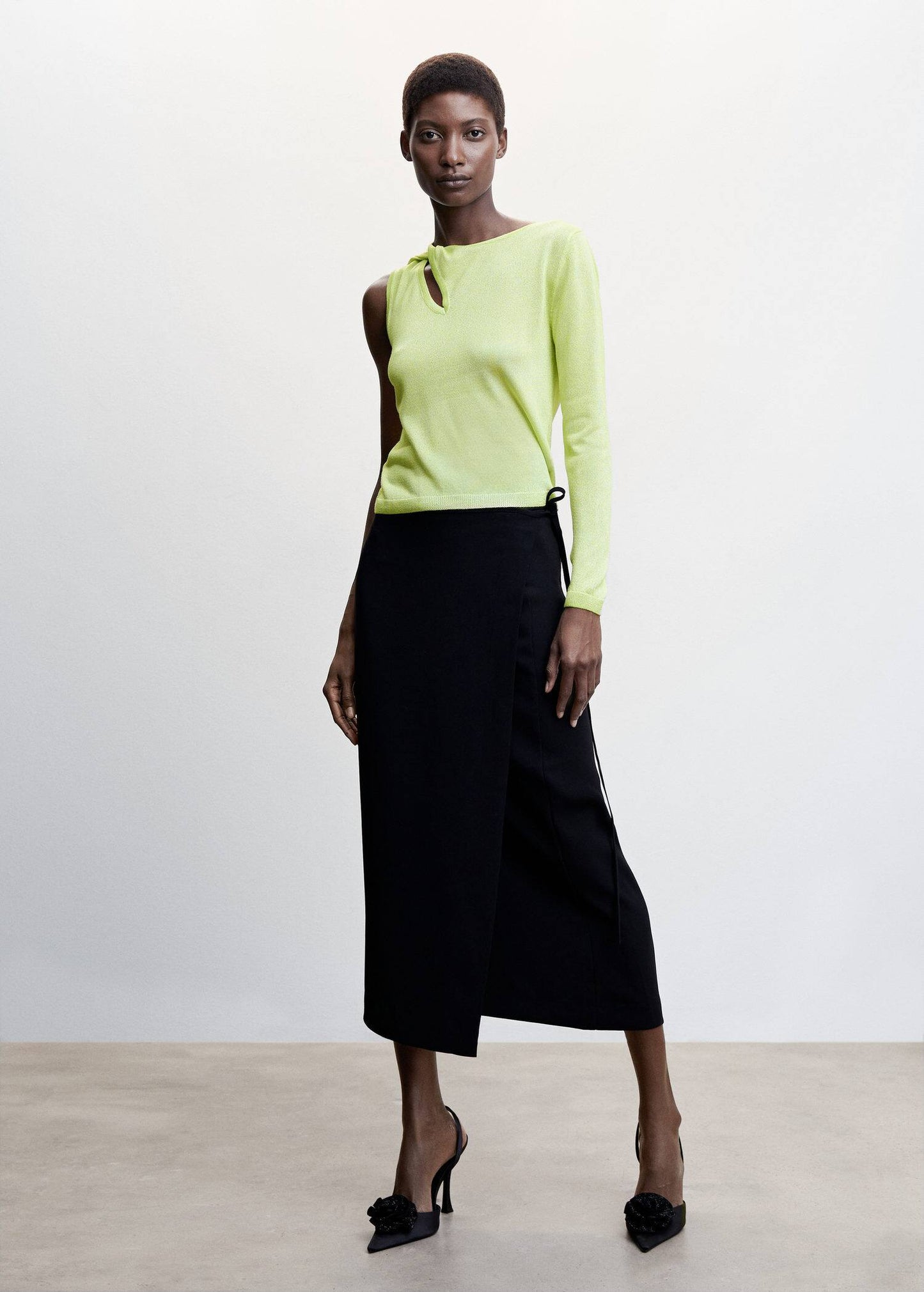 Blusa Asimétrica Verde
