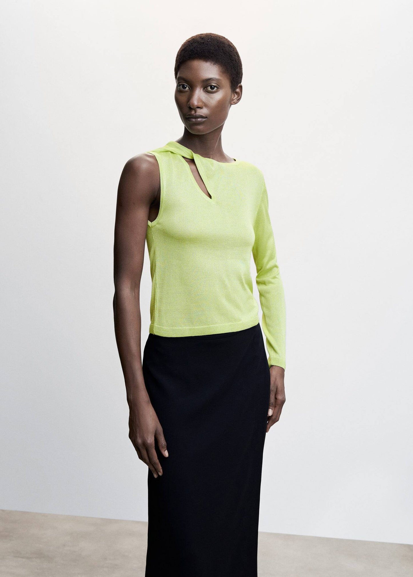 Blusa Asimétrica Verde