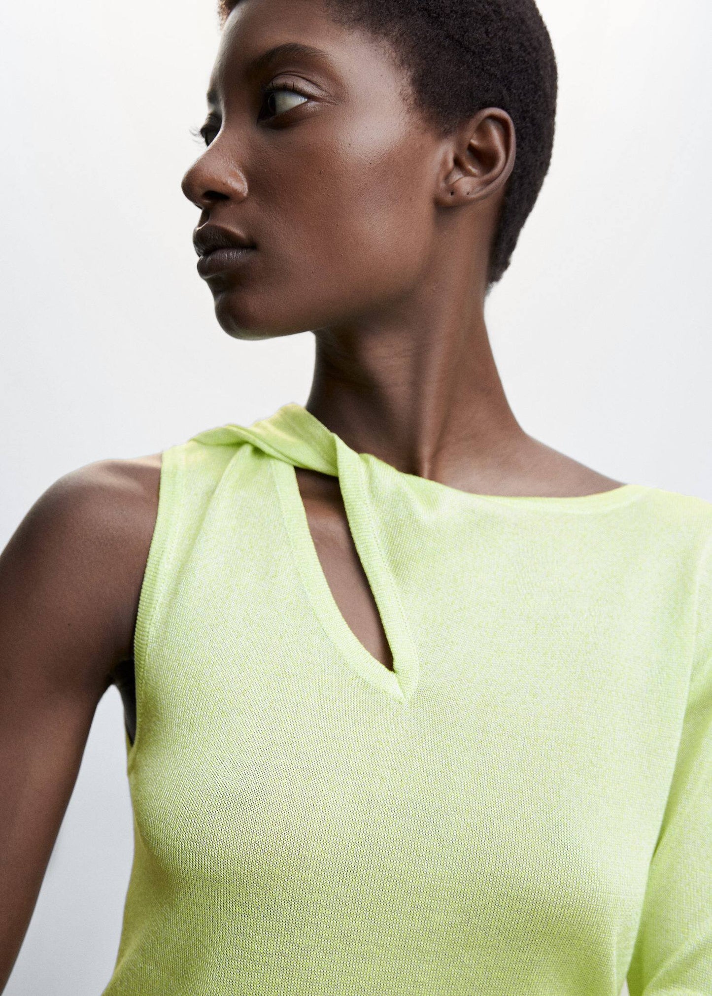 Blusa Asimétrica Verde