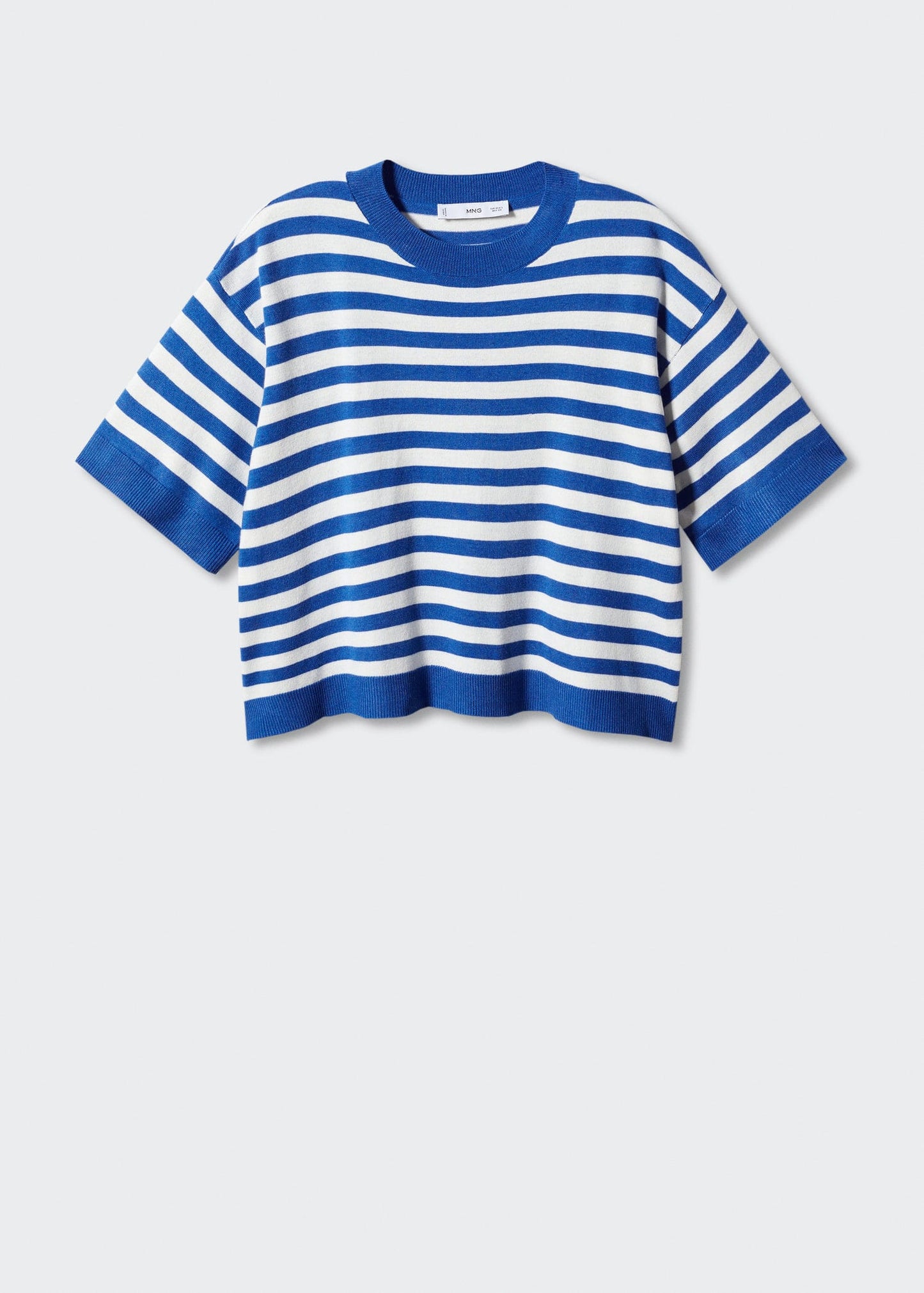 Sudadera Manga Corta Azul