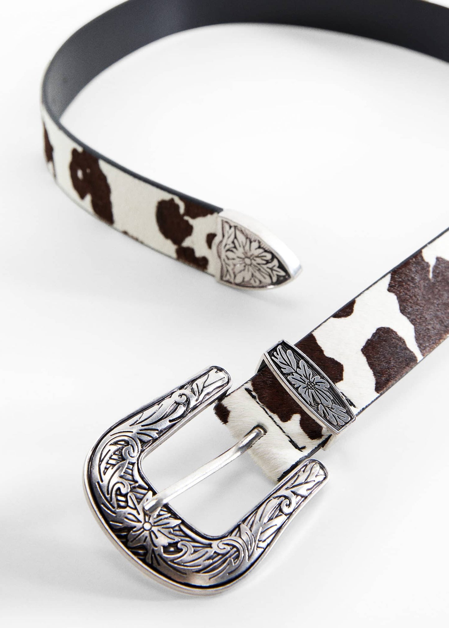 Cinturón Animal Print Café