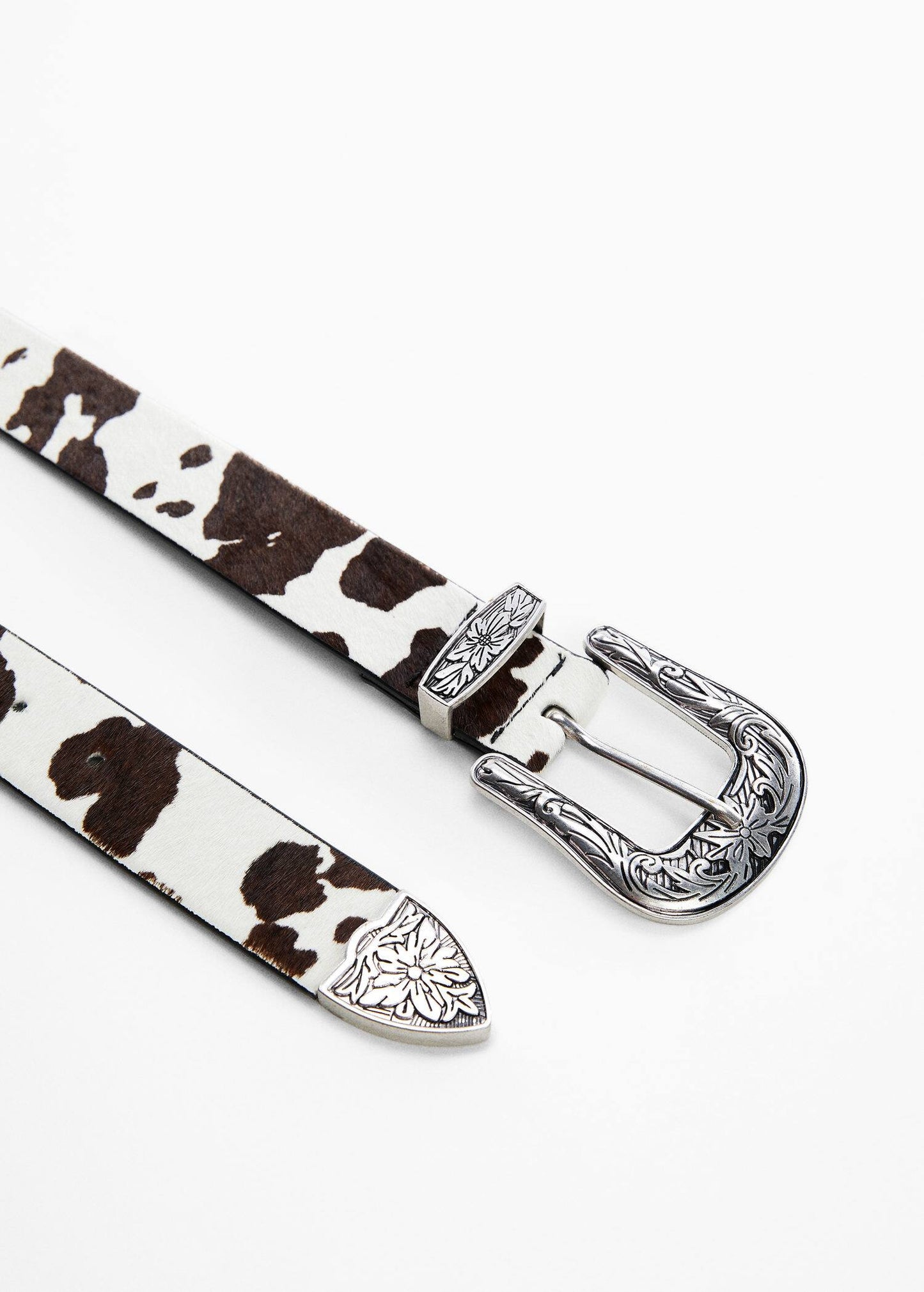 Cinturón Animal Print Café