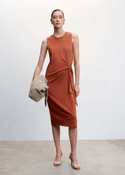 Vestido Lazo Naranja