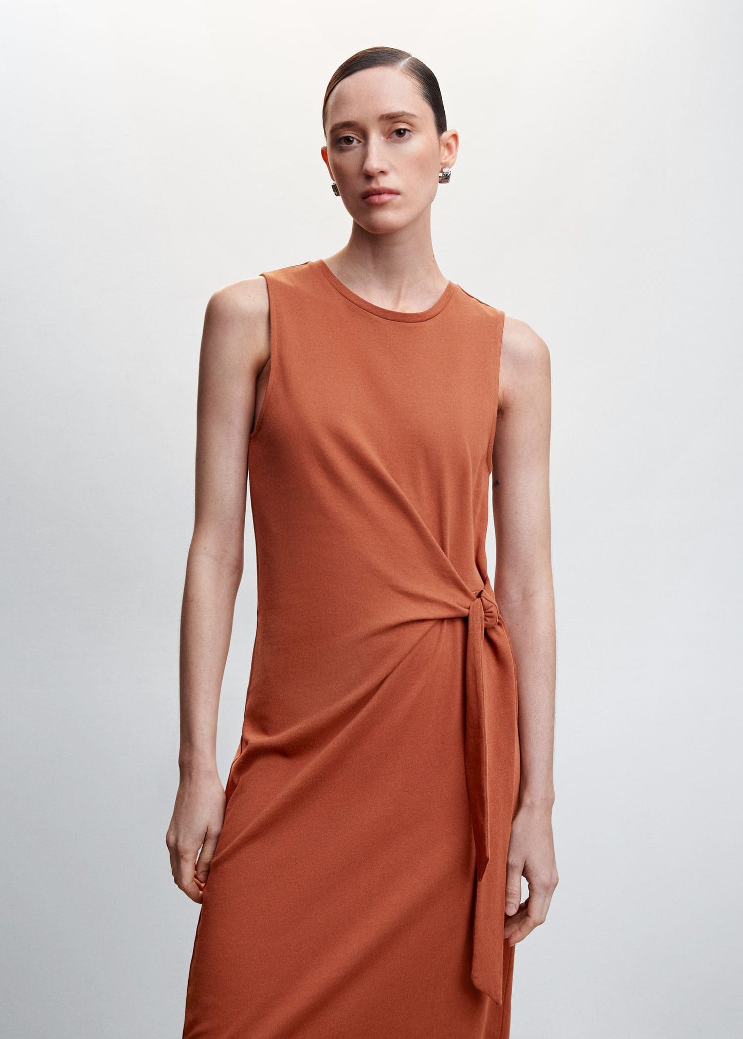 Vestido Lazo Naranja