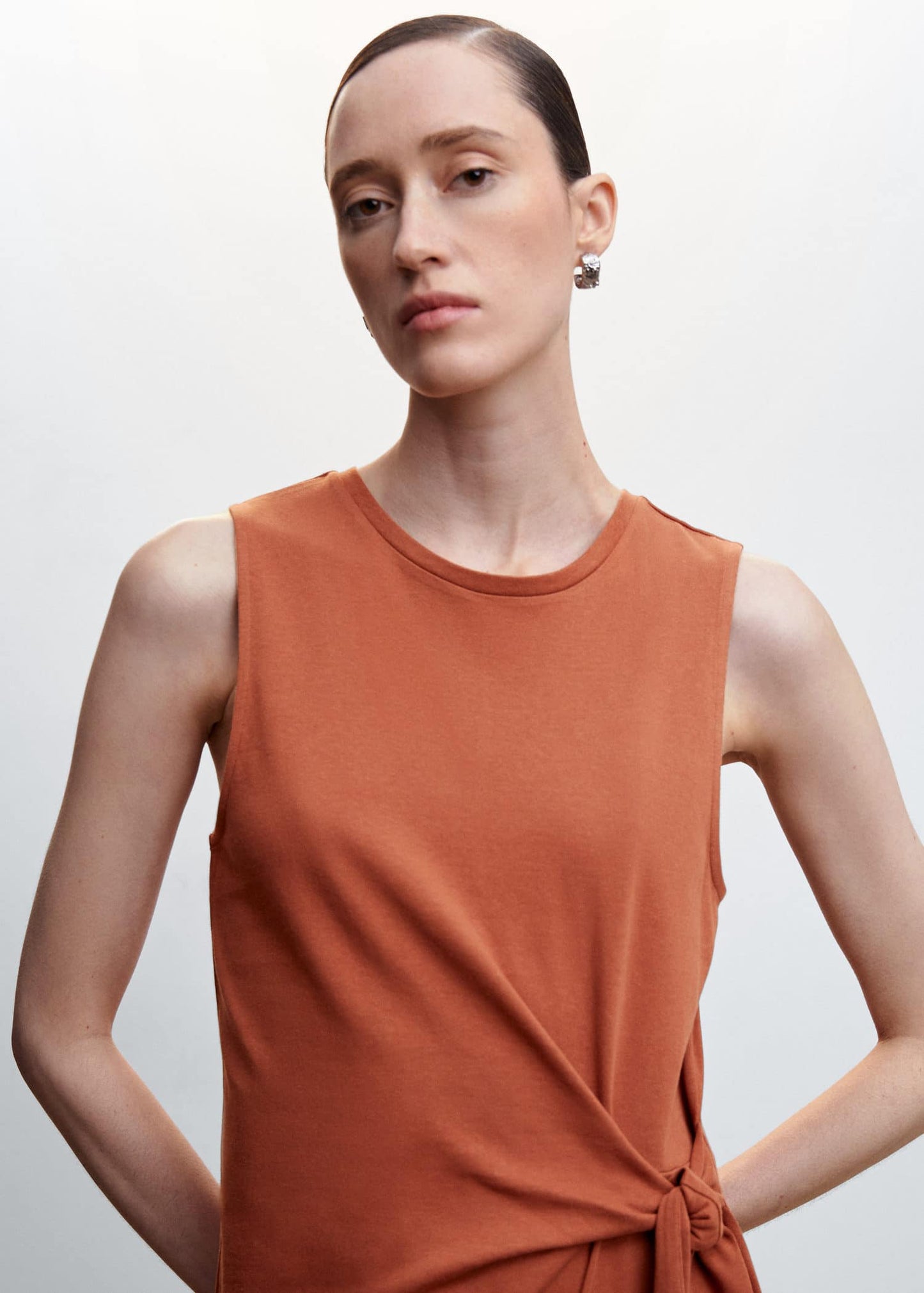 Vestido Lazo Naranja
