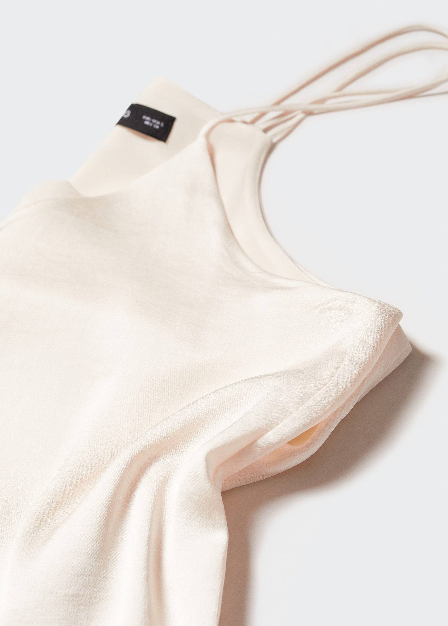 Top Tirantes Satinado Blanco