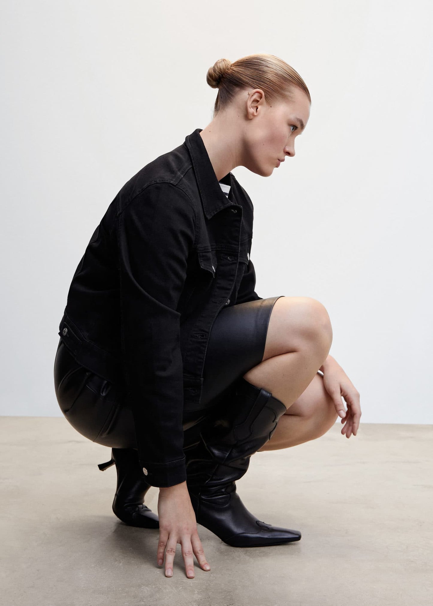 Jacket Denim Negro