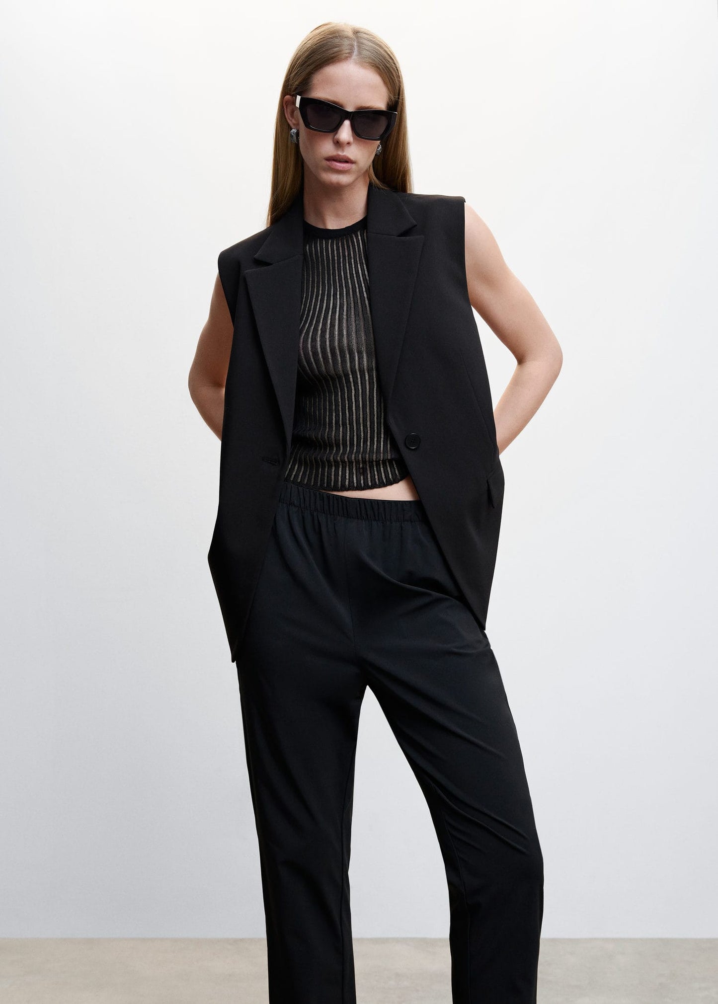 Pantalón Fluido Cintura Elástica