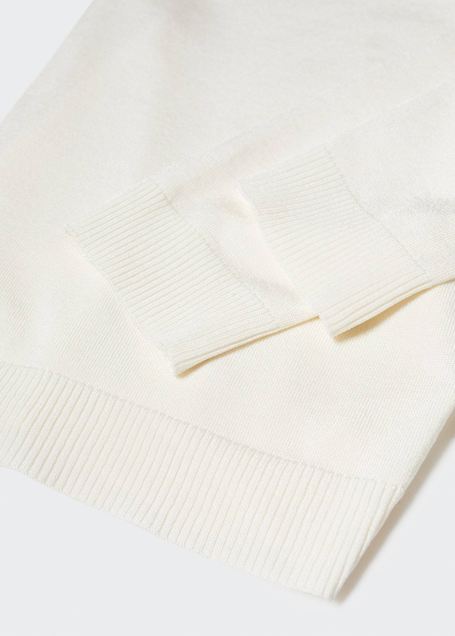 Jersey Cuello Pico Blanco