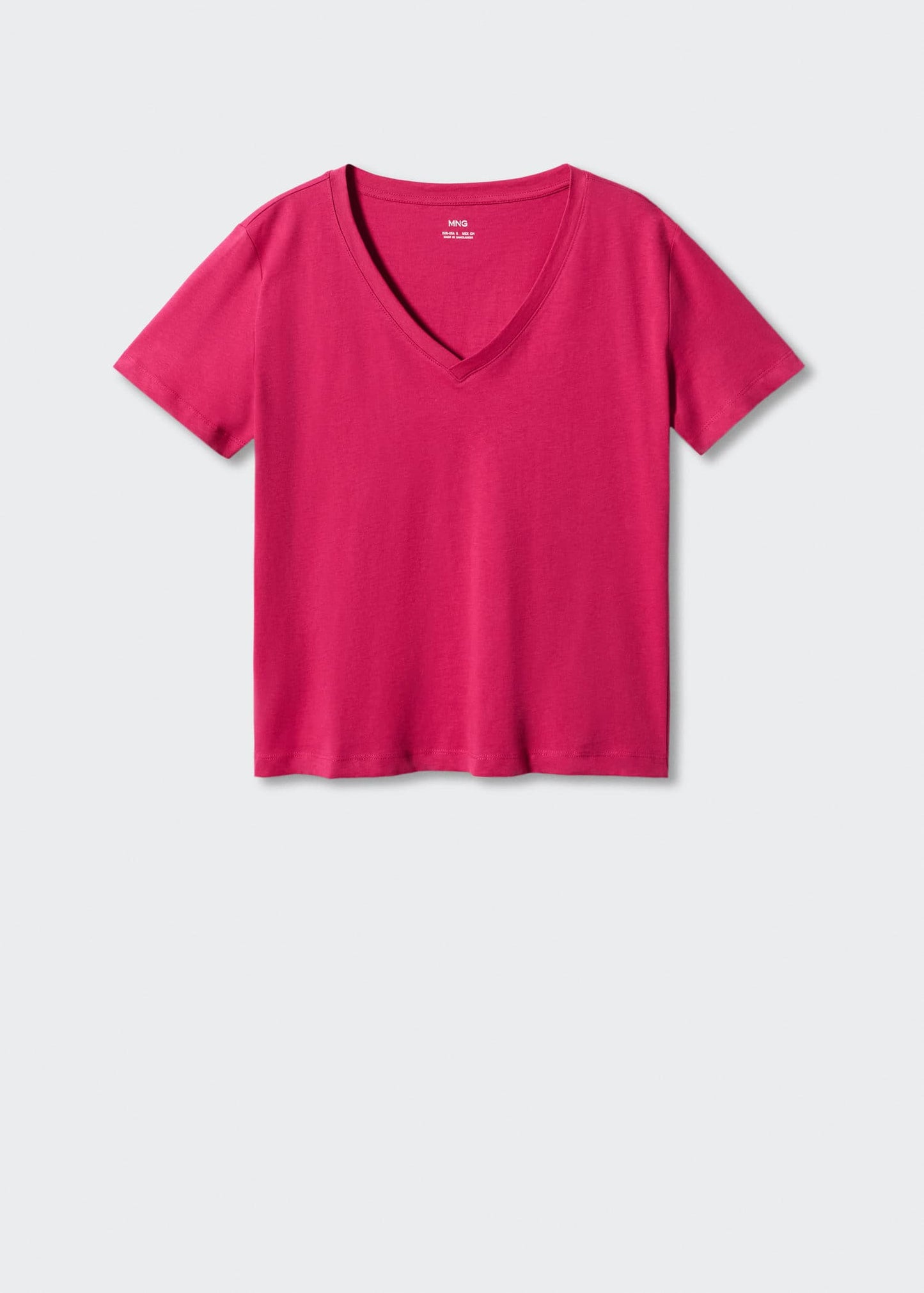 Camiseta Básica Algodón Rosa