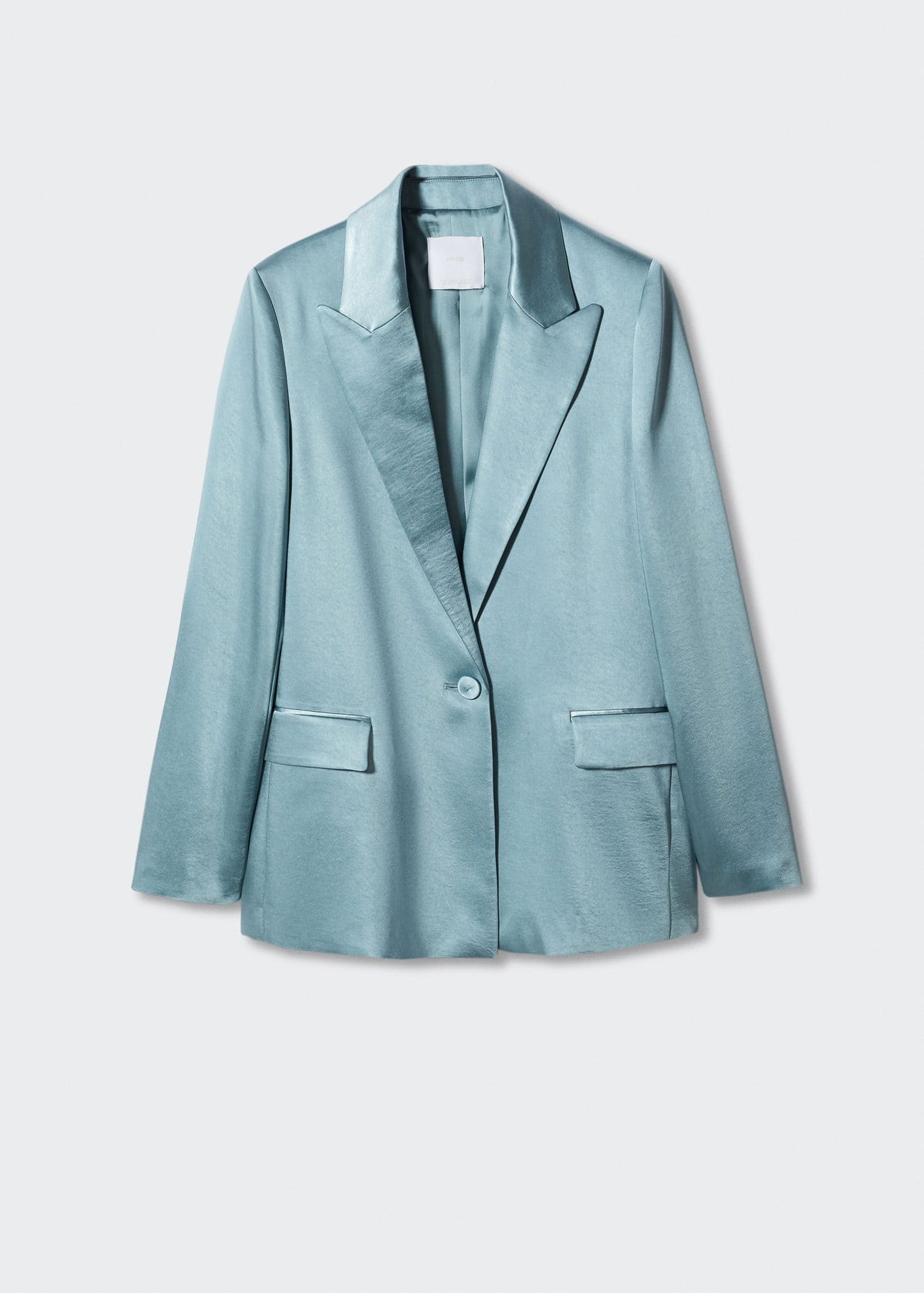 Blazer Satinado Azul