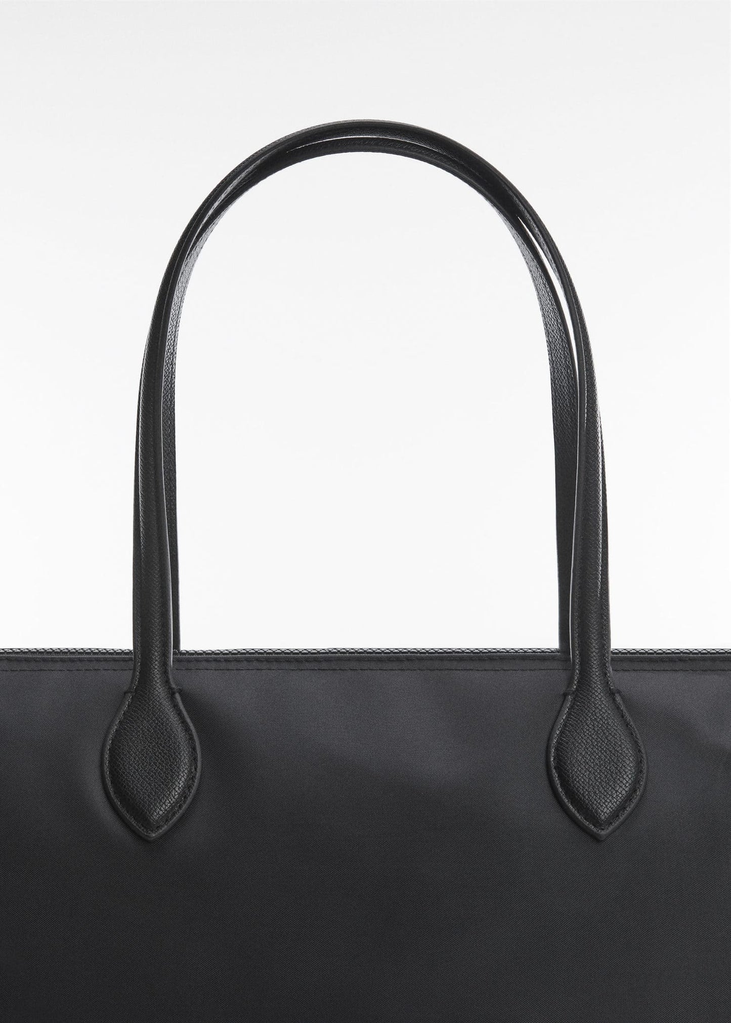 Bolso Shopper Nylon Negro