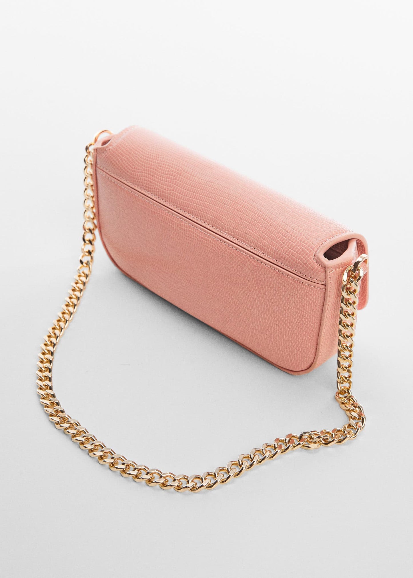 Bolso Solapa Cadena Naranja