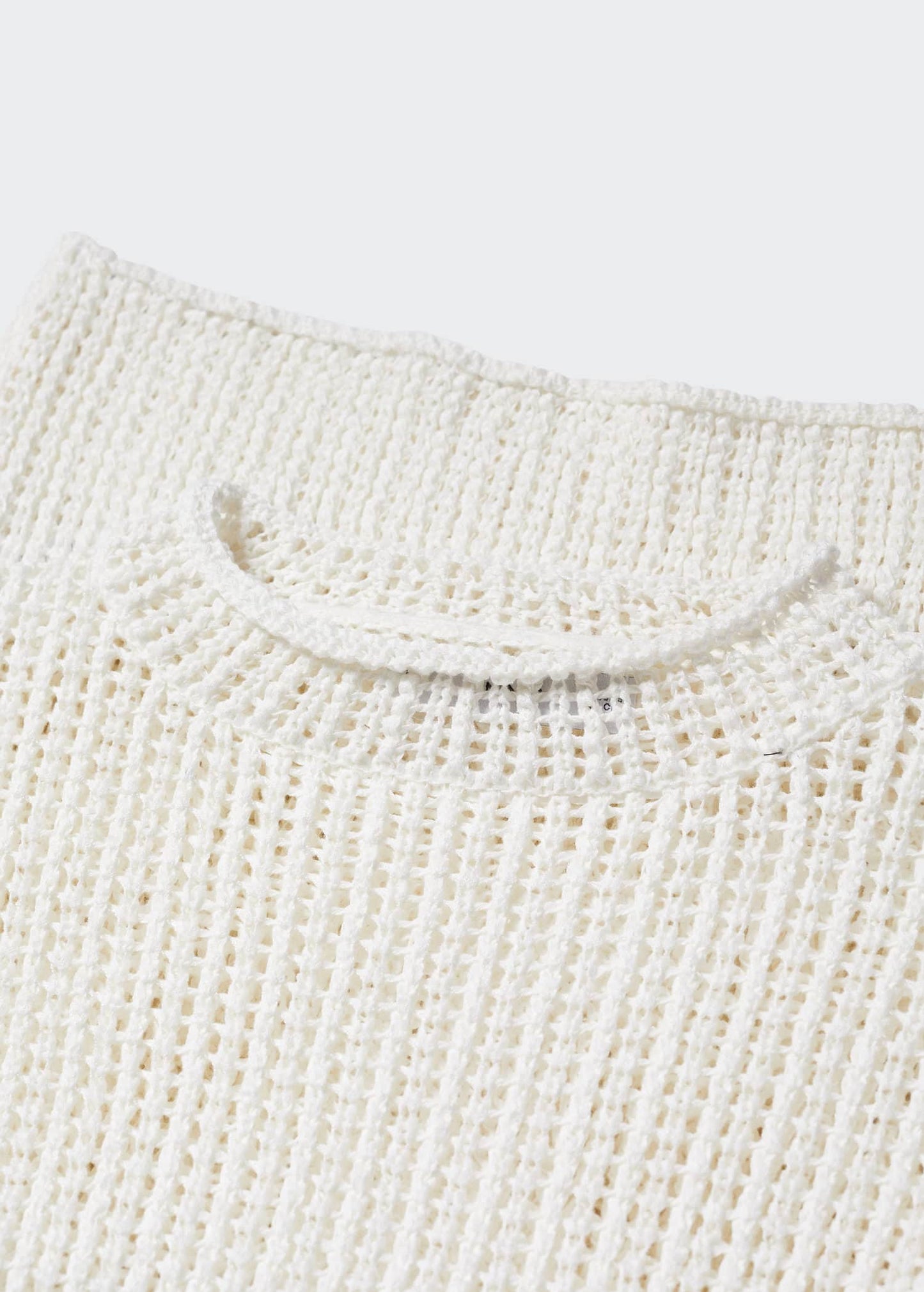 Sudadera Calado Blanco