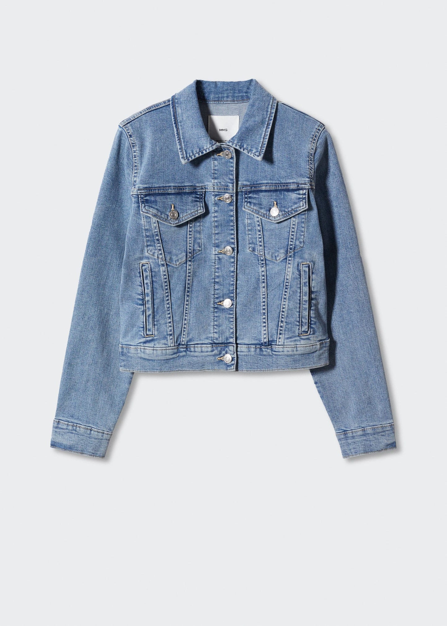 Jackets Crop Top Azul