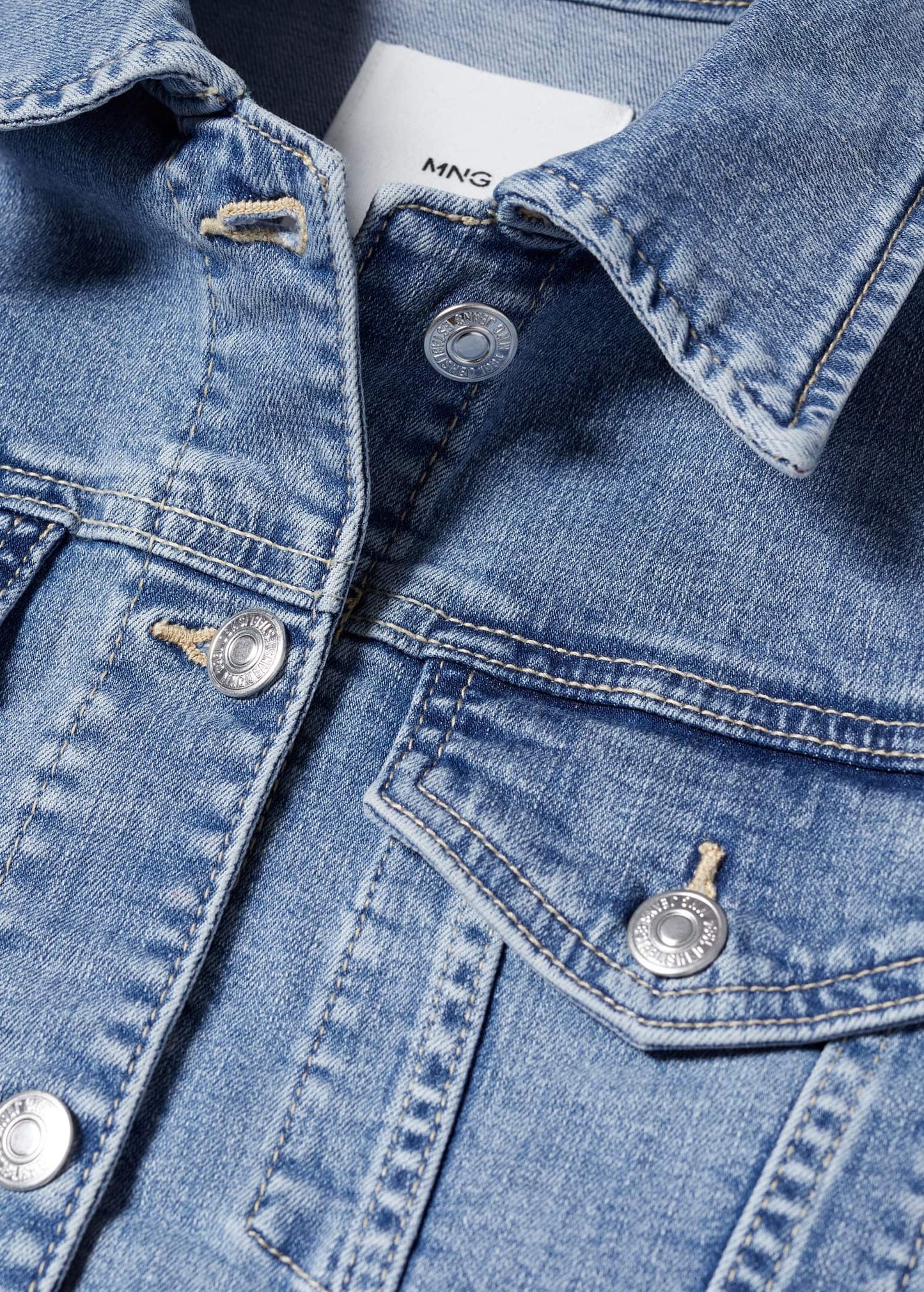 Jackets Crop Top Azul