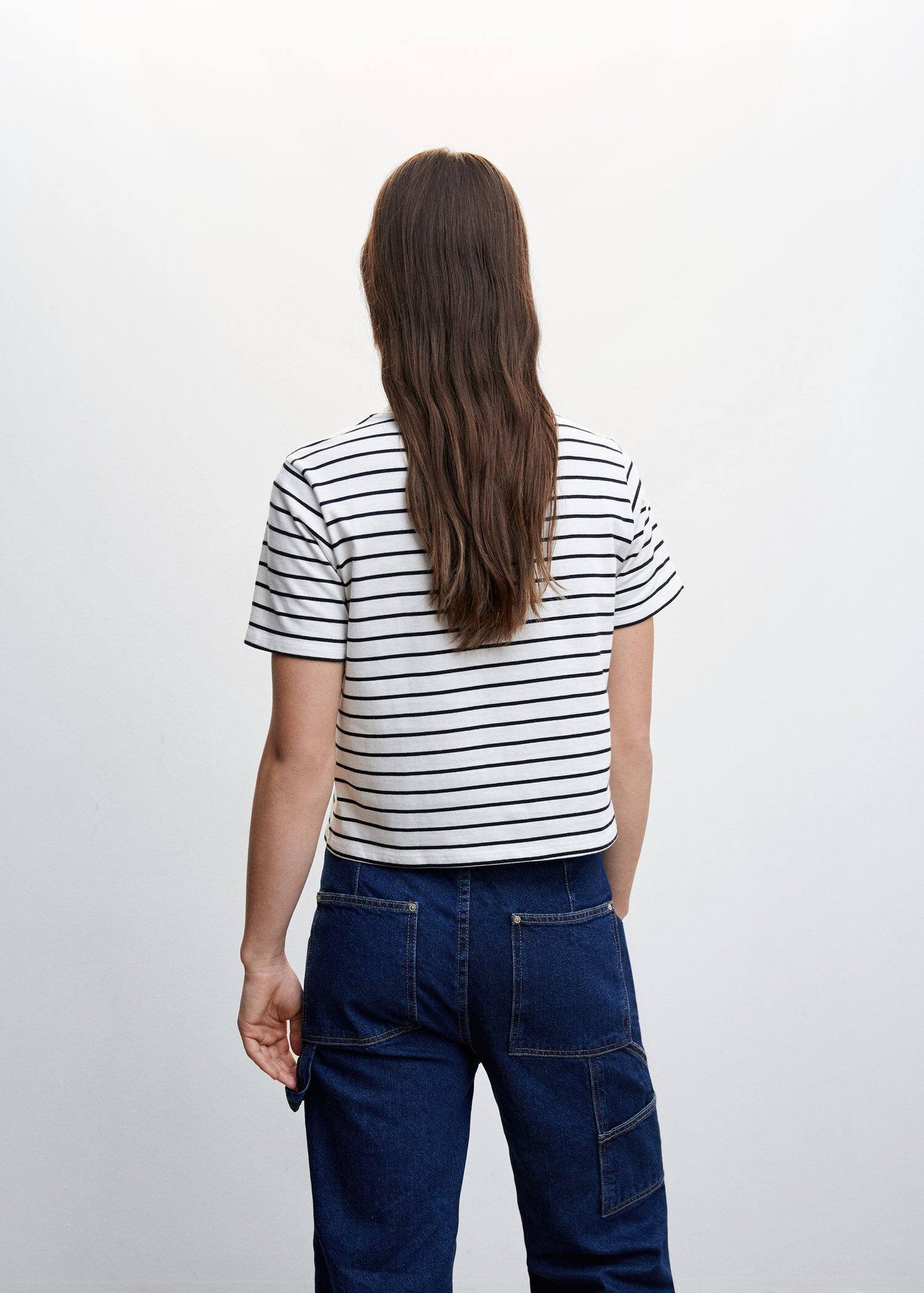 Camiseta Rayas Blanco