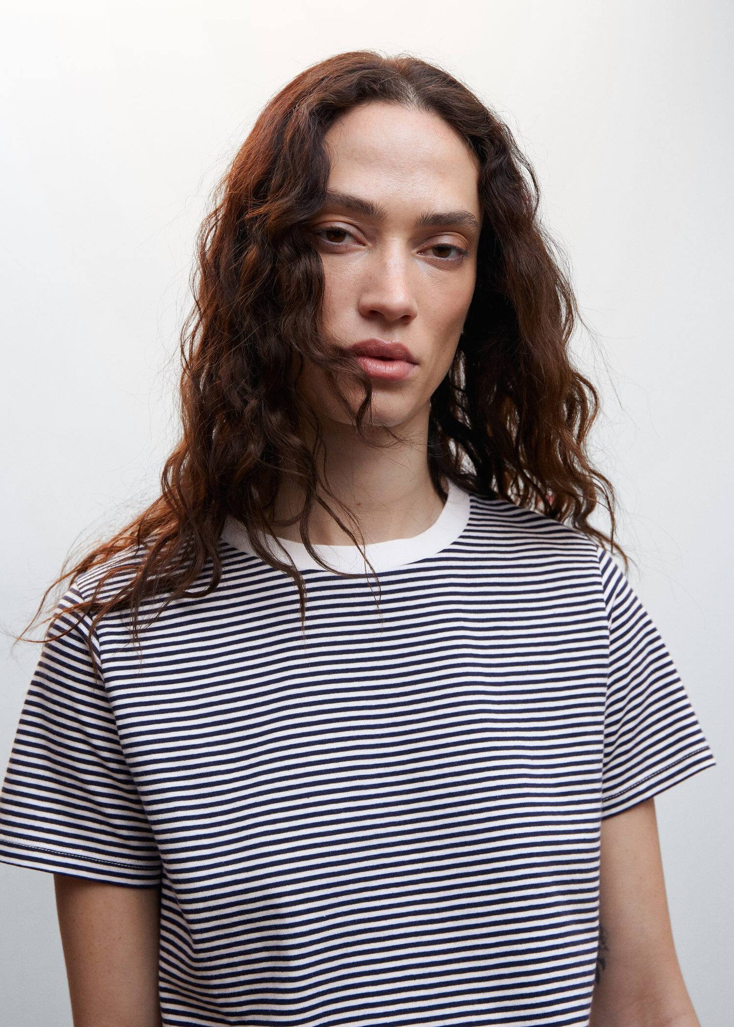 Camiseta Rayas Negro