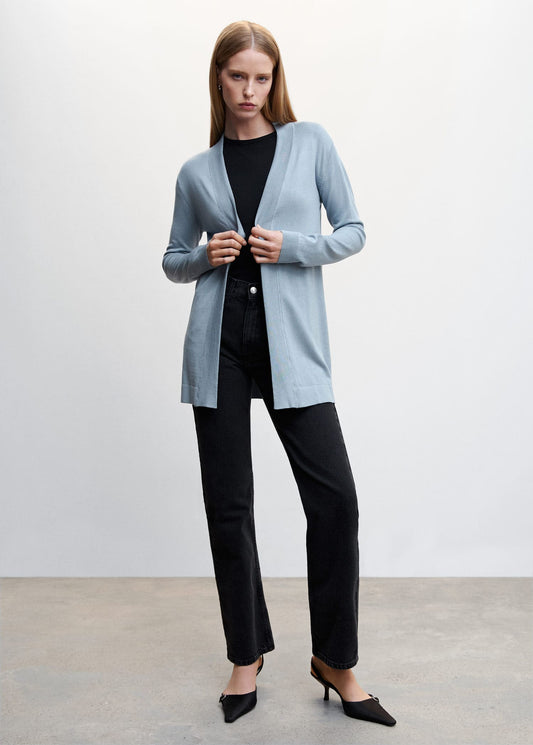 Jacket Punto Fino Azul