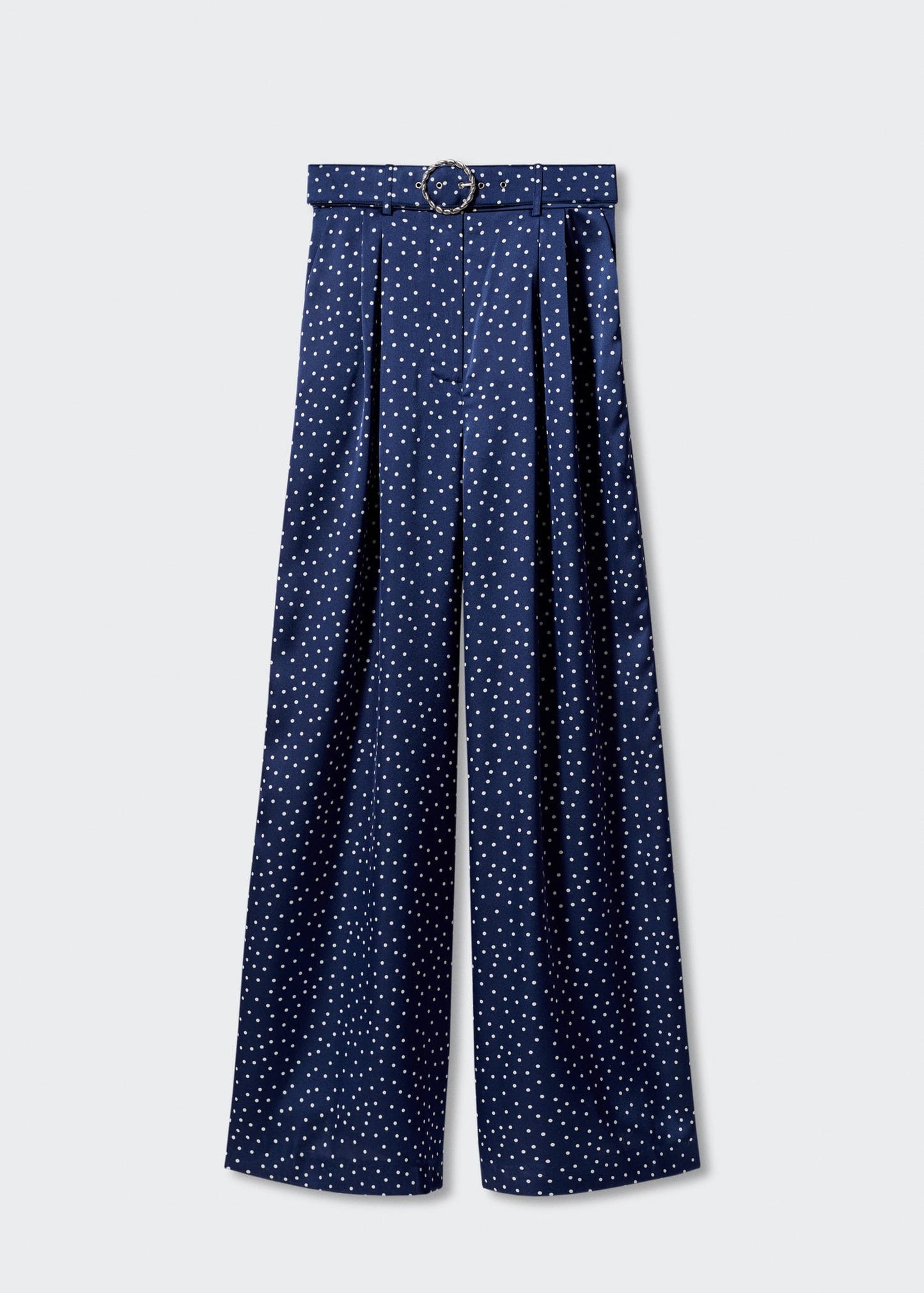 Pantalón Palazzo Cinturón Azul
