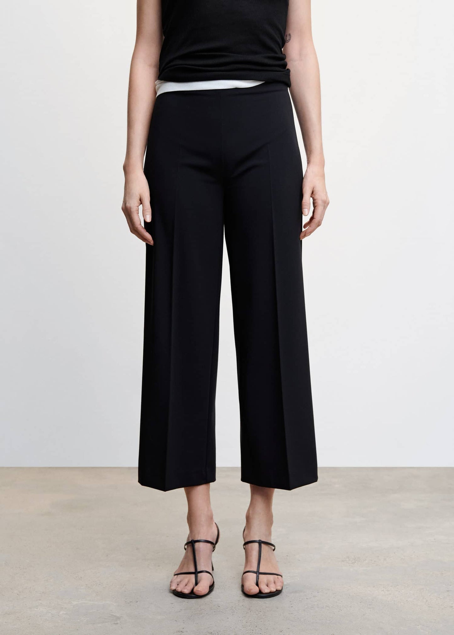 Pantalón Recto Negro