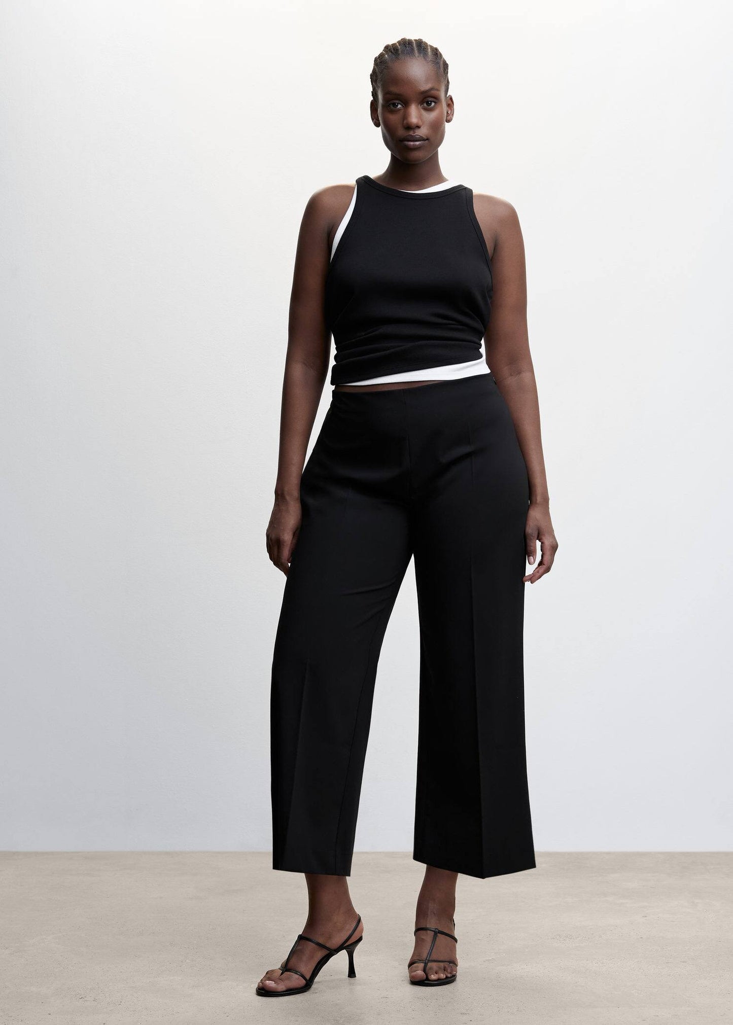 Pantalón Recto Negro