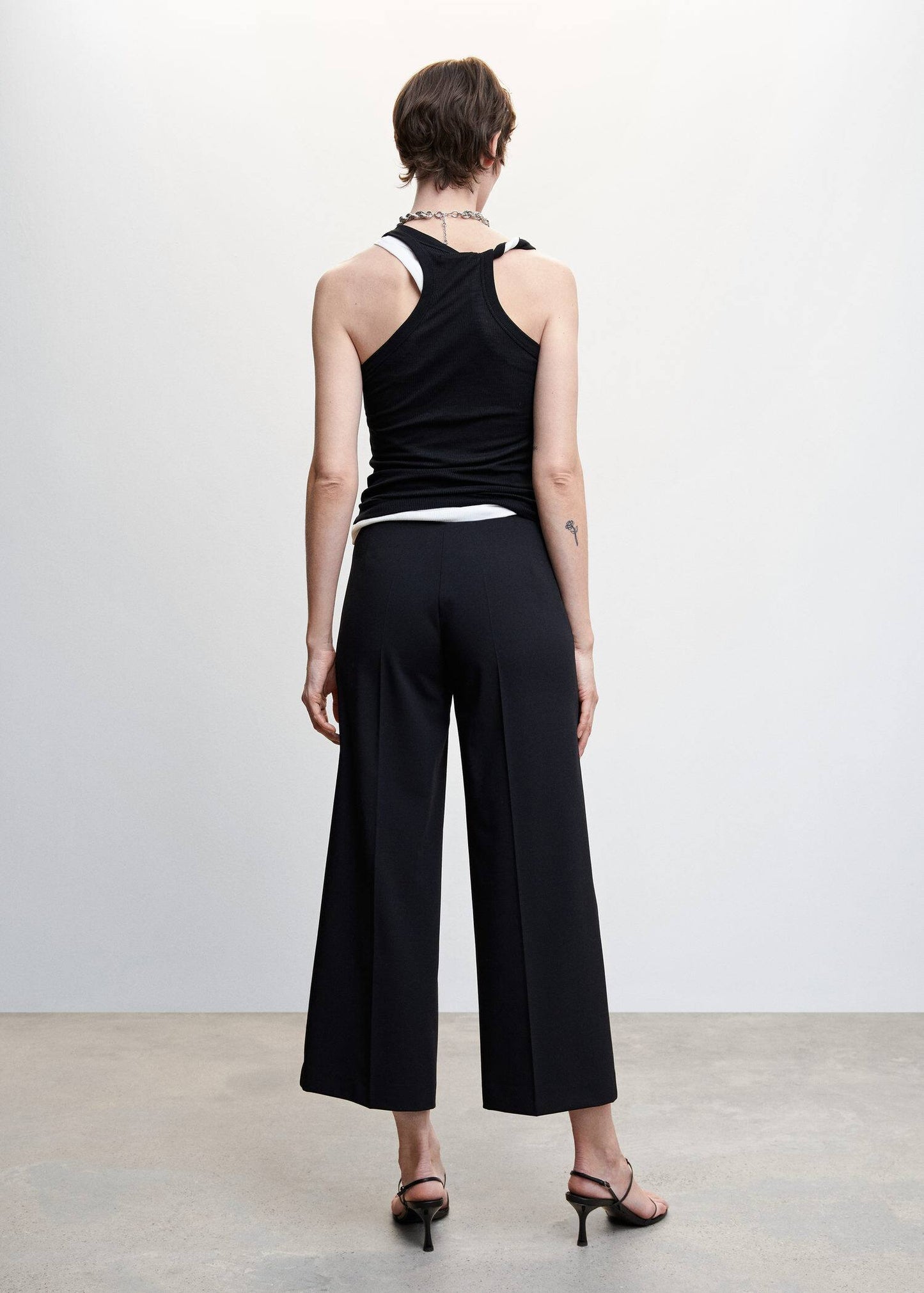 Pantalón Recto Negro