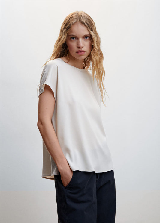 Blusa Holgada Beige