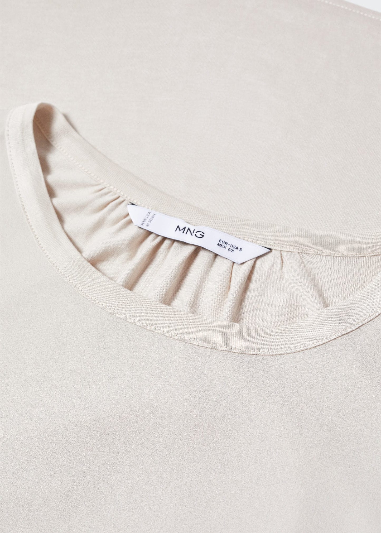 Blusa Holgada Beige